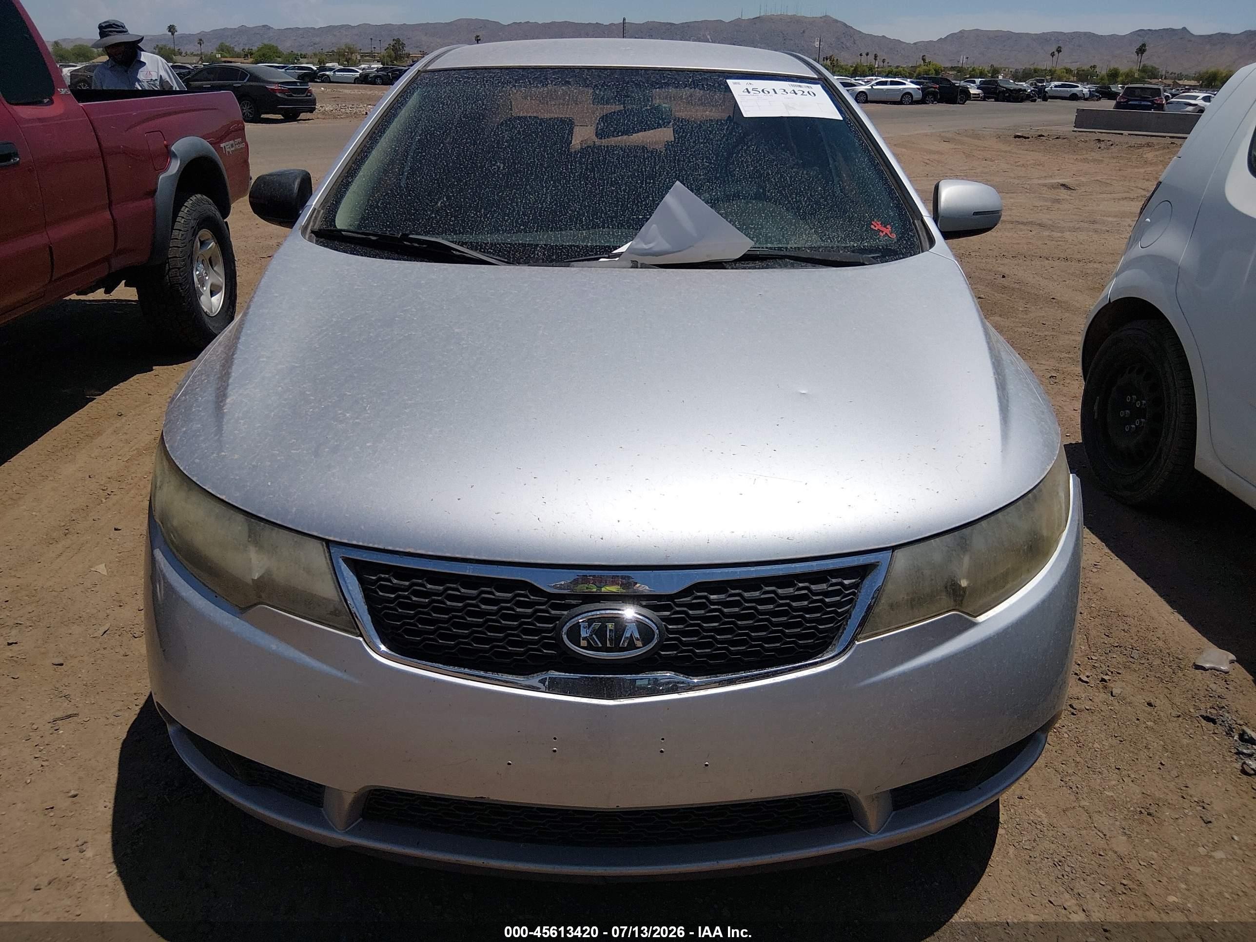 2012 Kia Forte Ex Silver vin: KNAFU4A20C5619692