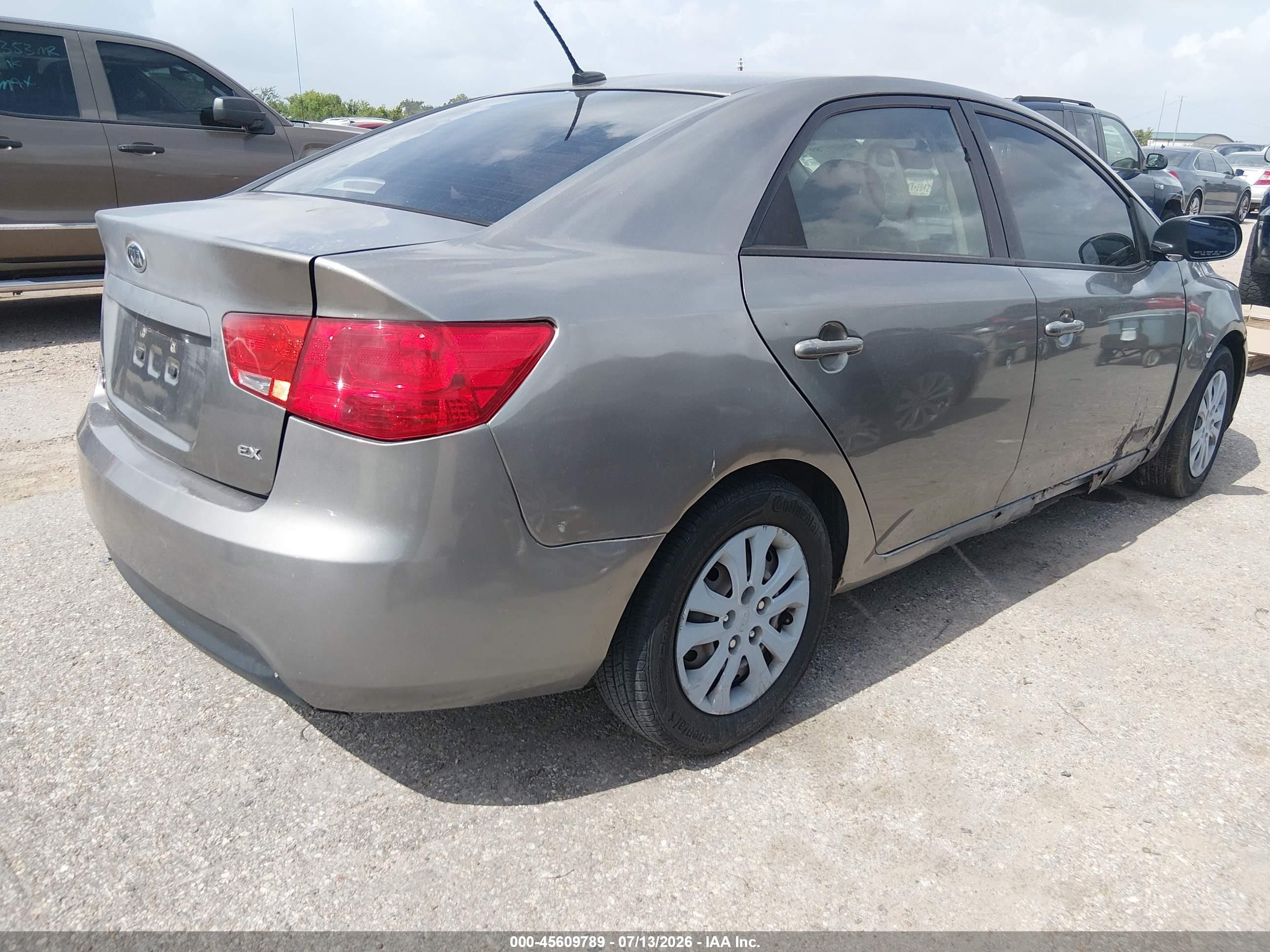2012 Kia Forte Ex Серый vin: KNAFU4A20C5635360
