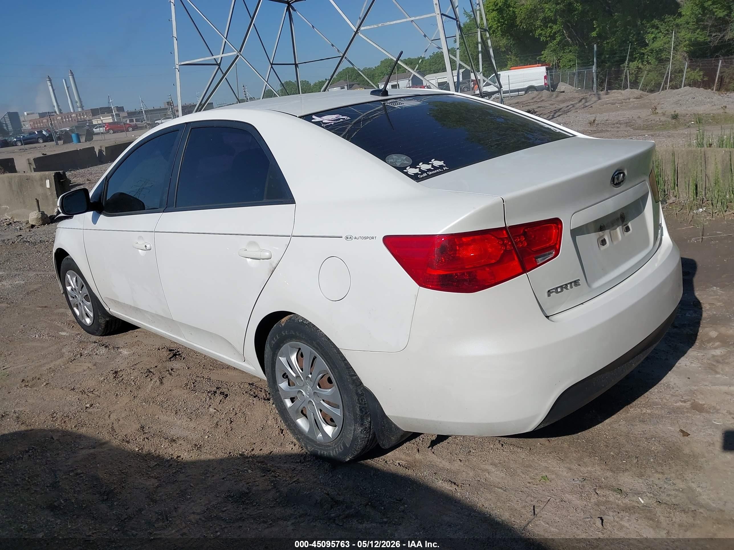 2013 Kia Forte Ex White vin: KNAFU4A20D5653598