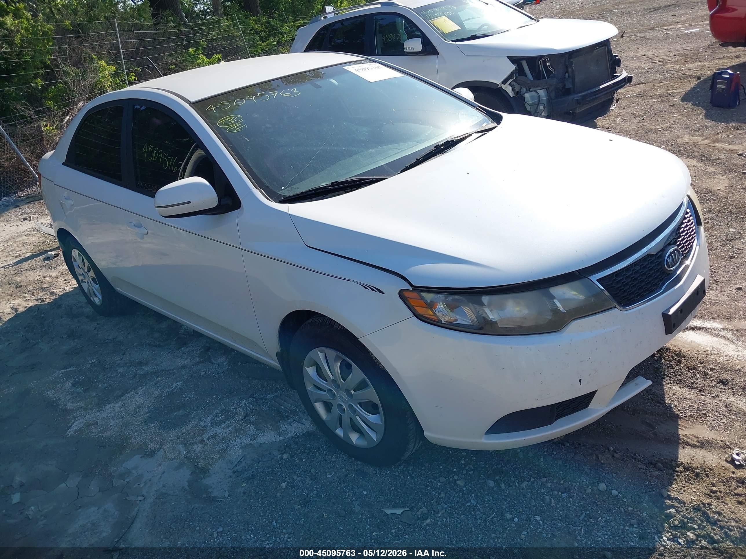 2013 Kia Forte Ex White vin: KNAFU4A20D5653598