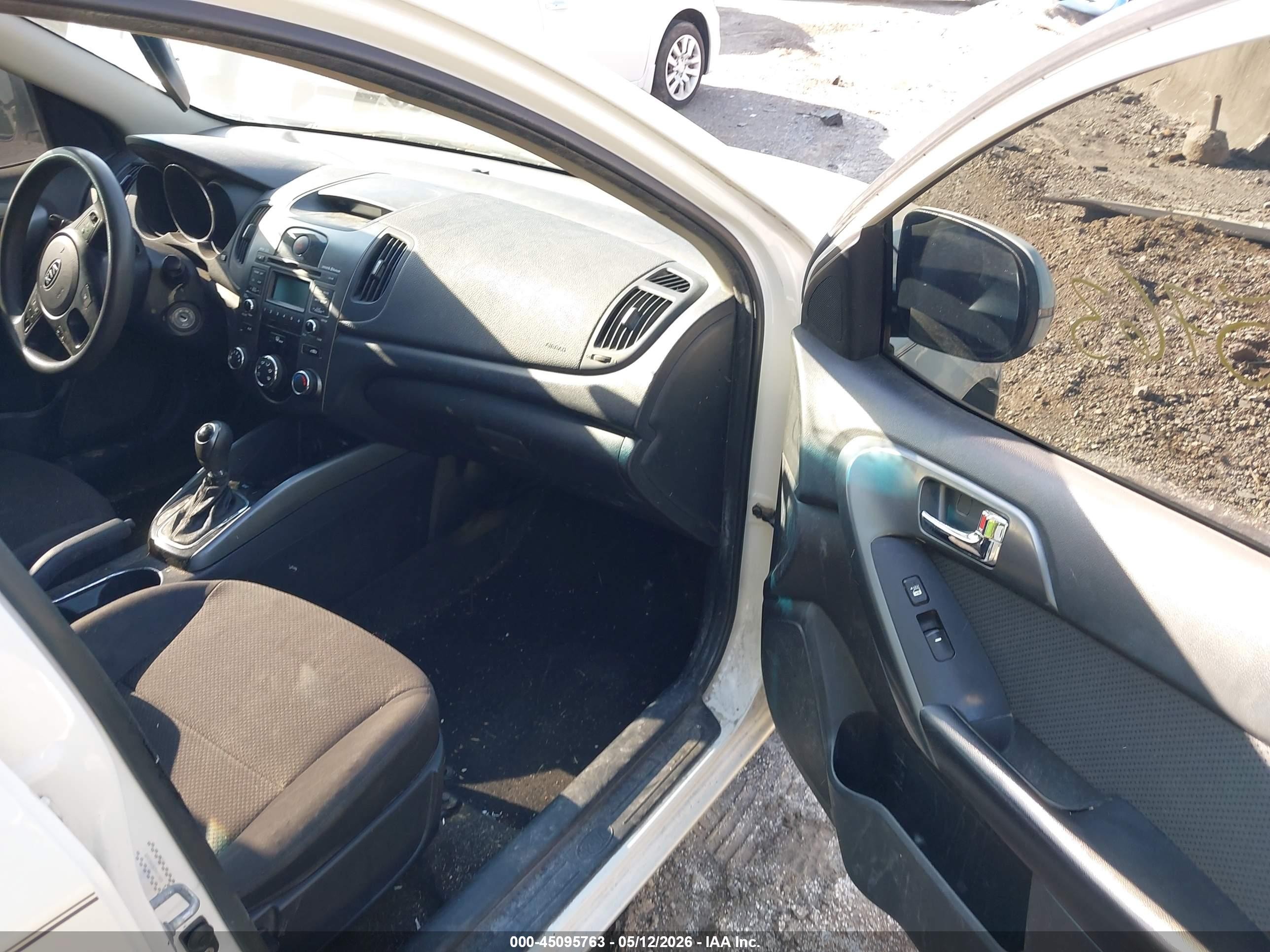 2013 Kia Forte Ex White vin: KNAFU4A20D5653598