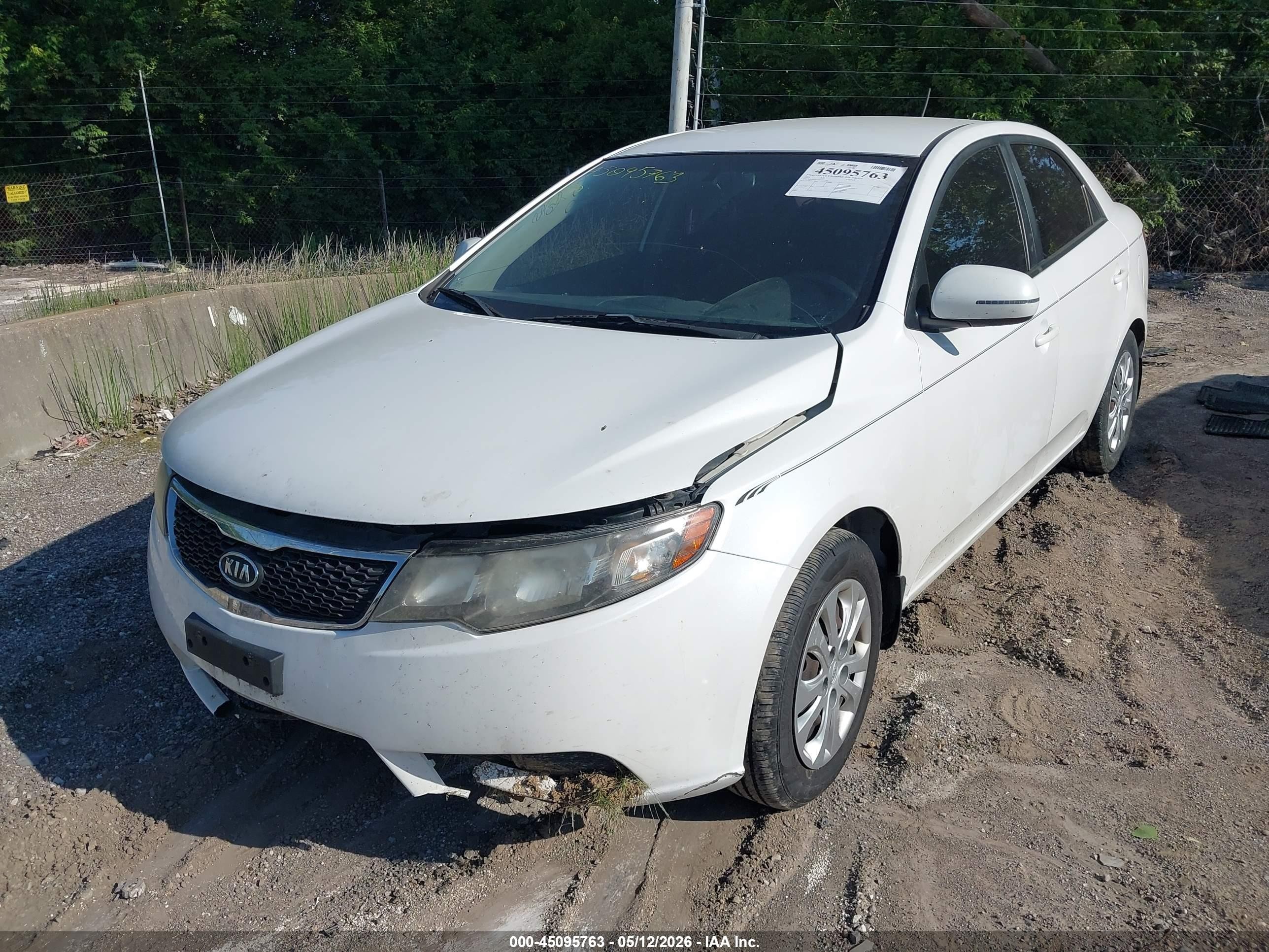 2013 Kia Forte Ex White vin: KNAFU4A20D5653598