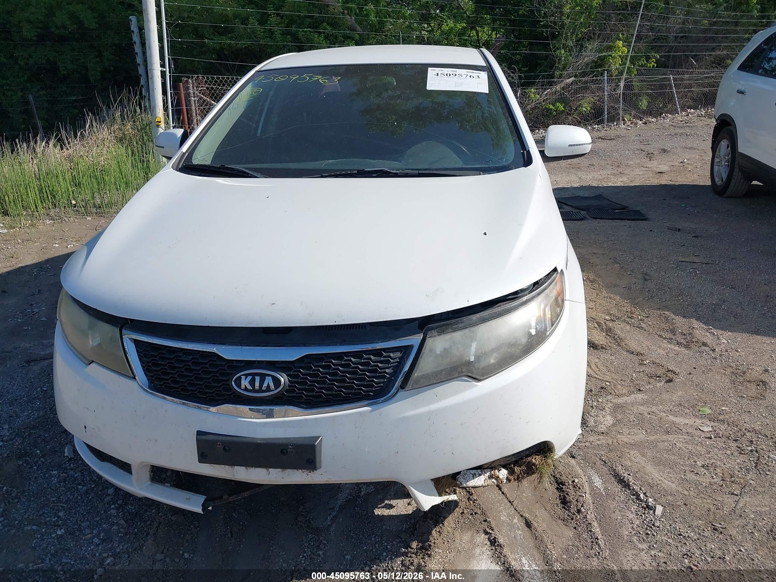 2013 Kia Forte Ex White vin: KNAFU4A20D5653598