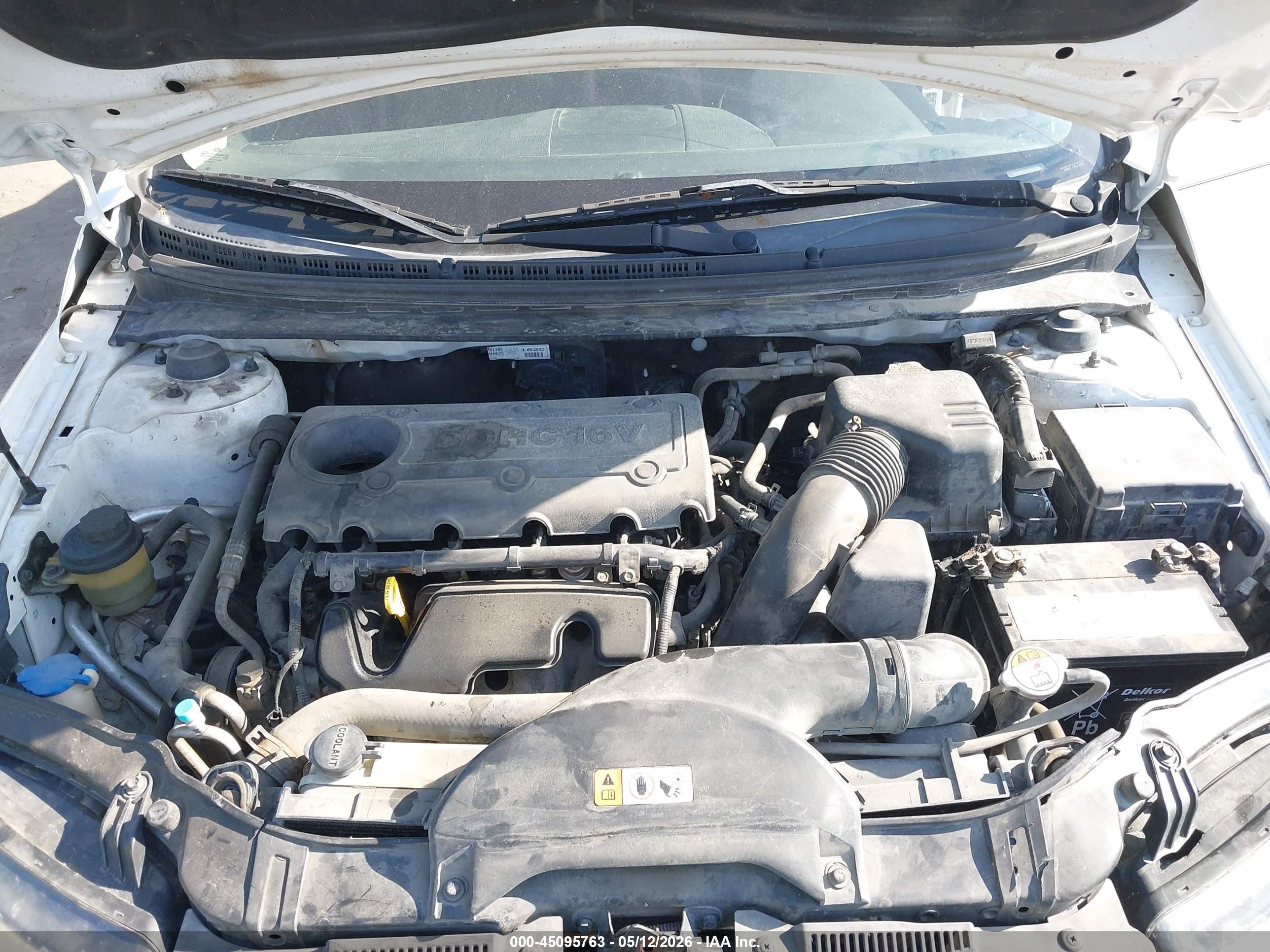 2013 Kia Forte Ex White vin: KNAFU4A20D5653598