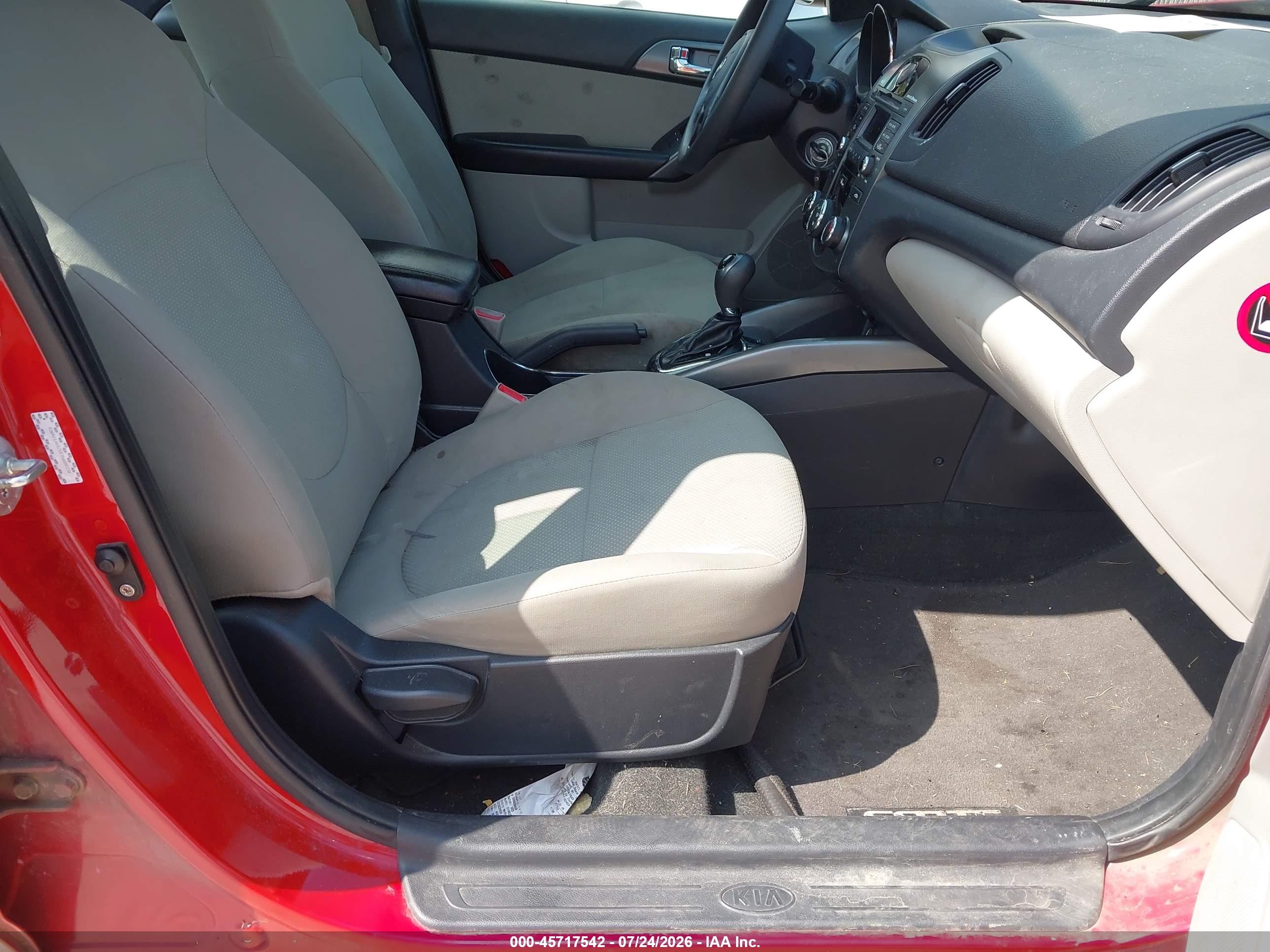 2013 Kia Forte Ex Красный vin: KNAFU4A20D5689338