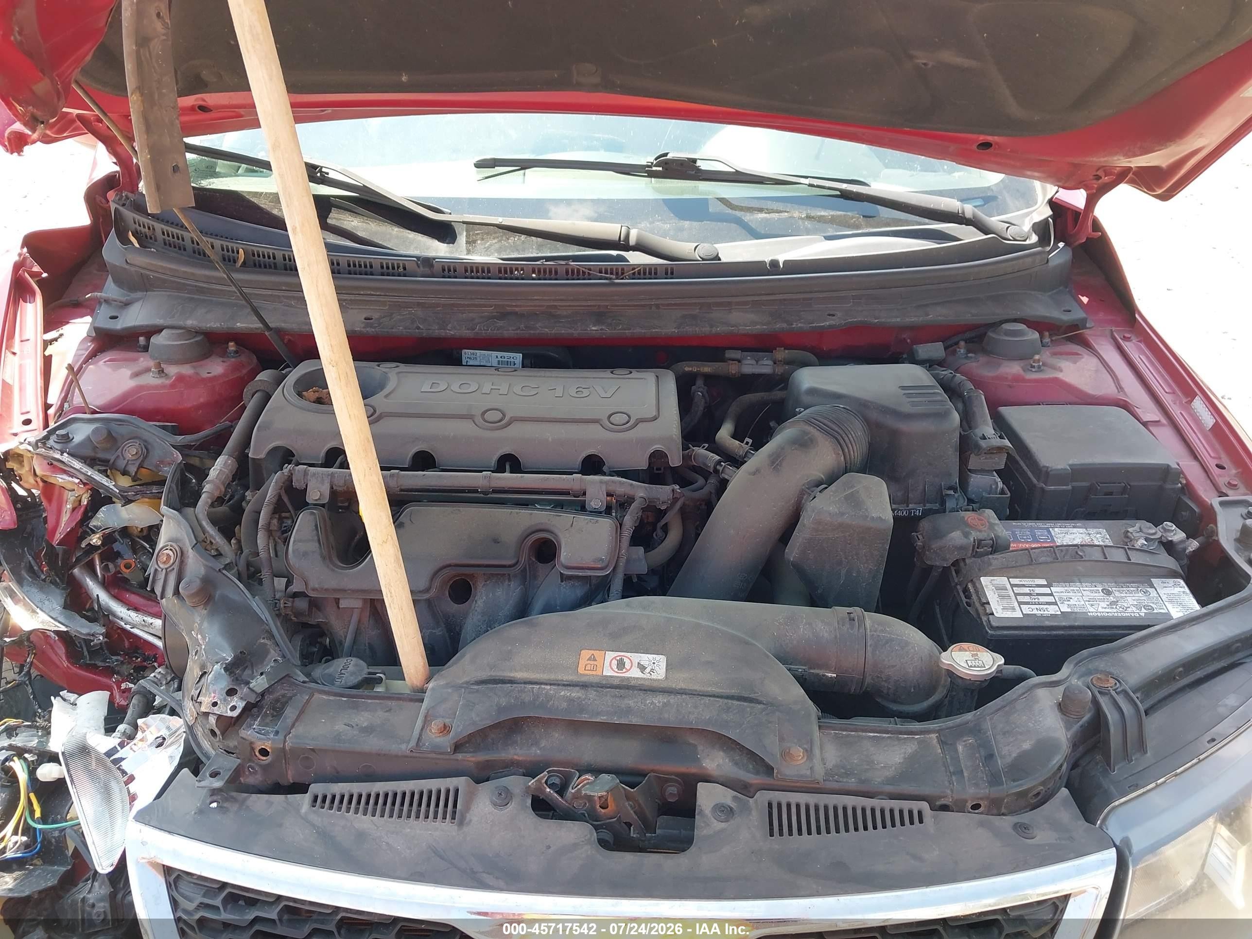 2013 Kia Forte Ex Красный vin: KNAFU4A20D5689338