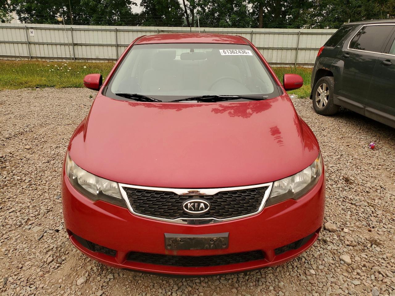 2013 Kia Forte Ex Red vin: KNAFU4A20D5728204