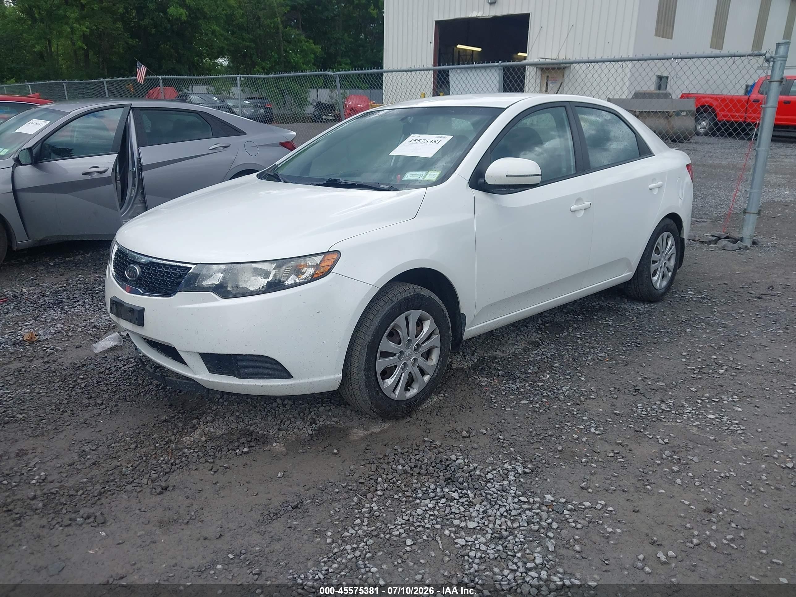 2013 Kia Forte Ex White vin: KNAFU4A20D5729269