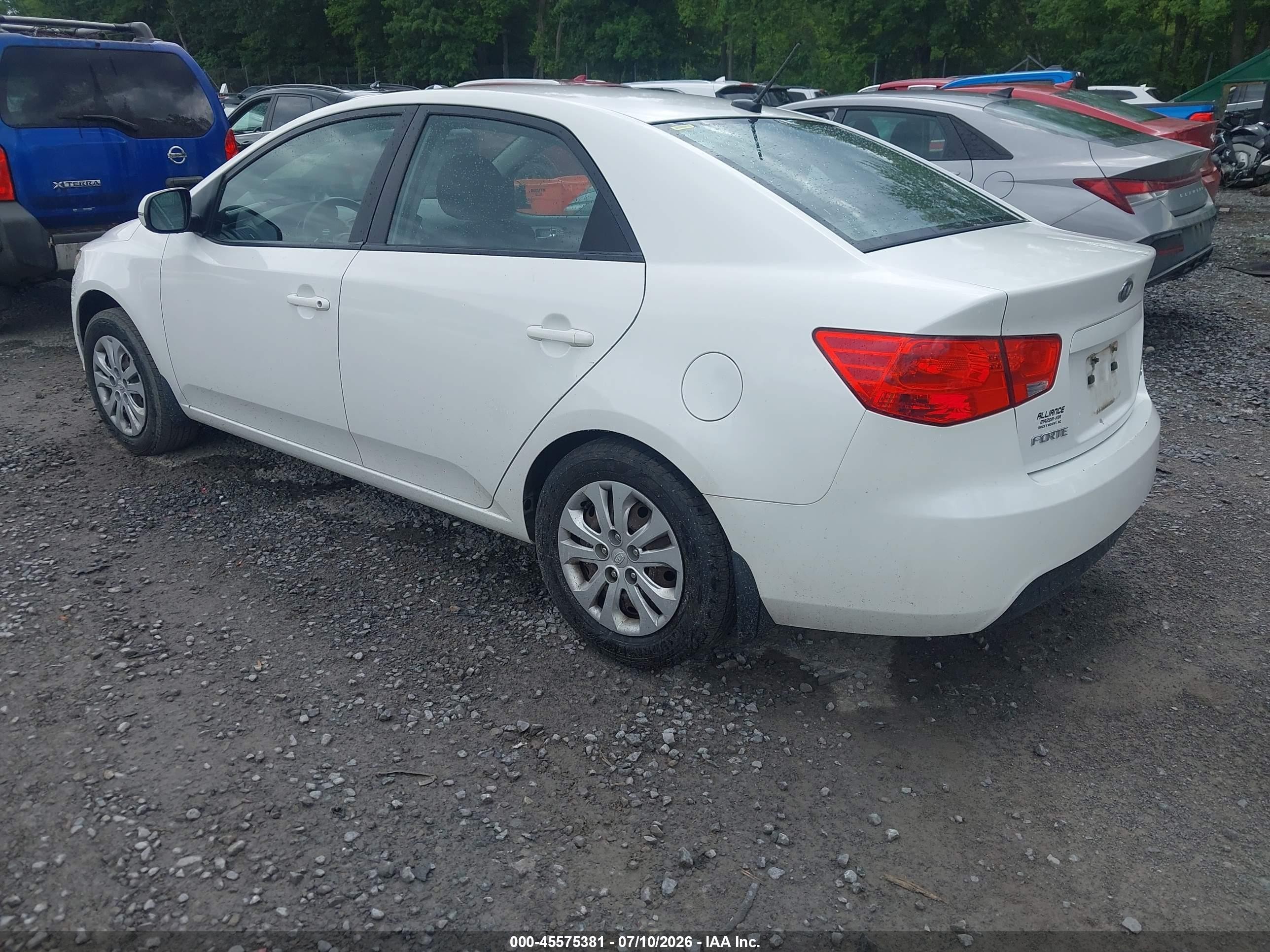 2013 Kia Forte Ex White vin: KNAFU4A20D5729269