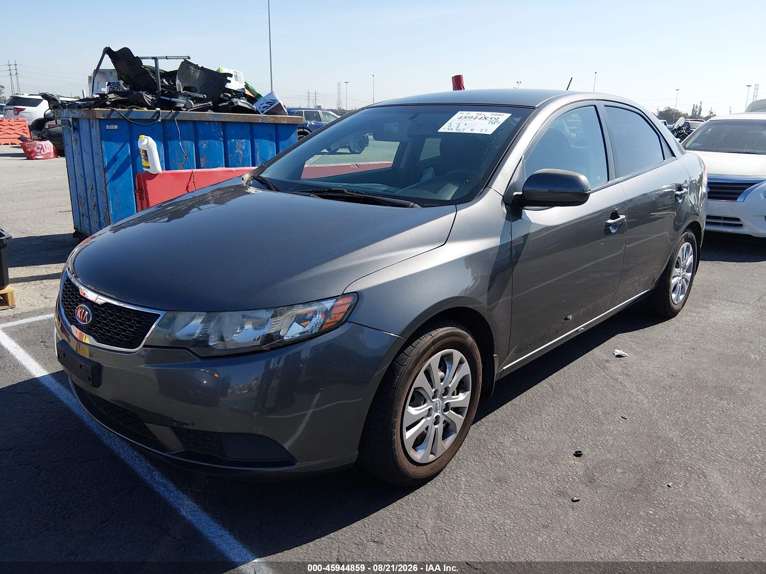 2013 Kia Forte Ex Серый vin: KNAFU4A20D5736772