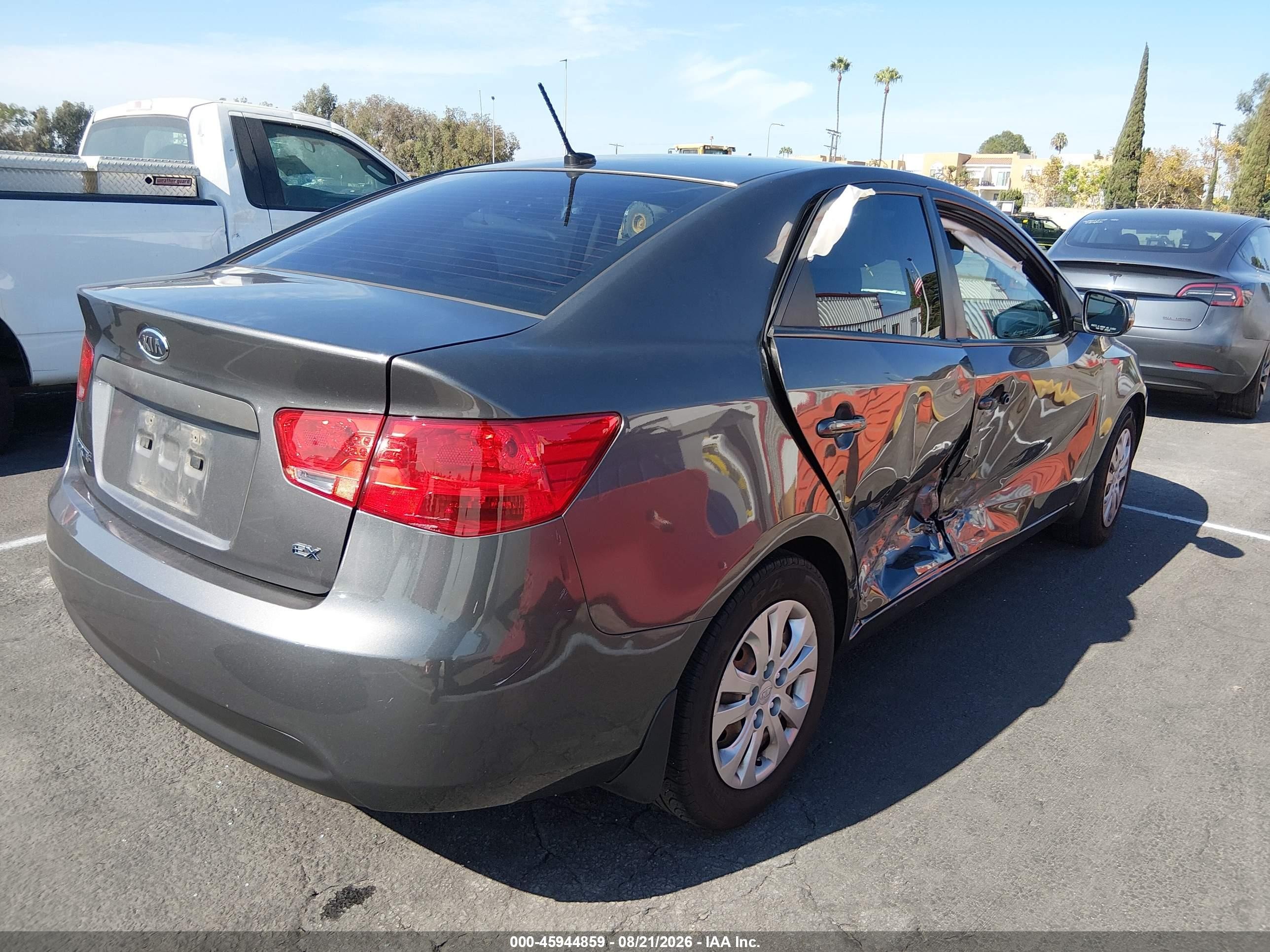 2013 Kia Forte Ex Серый vin: KNAFU4A20D5736772
