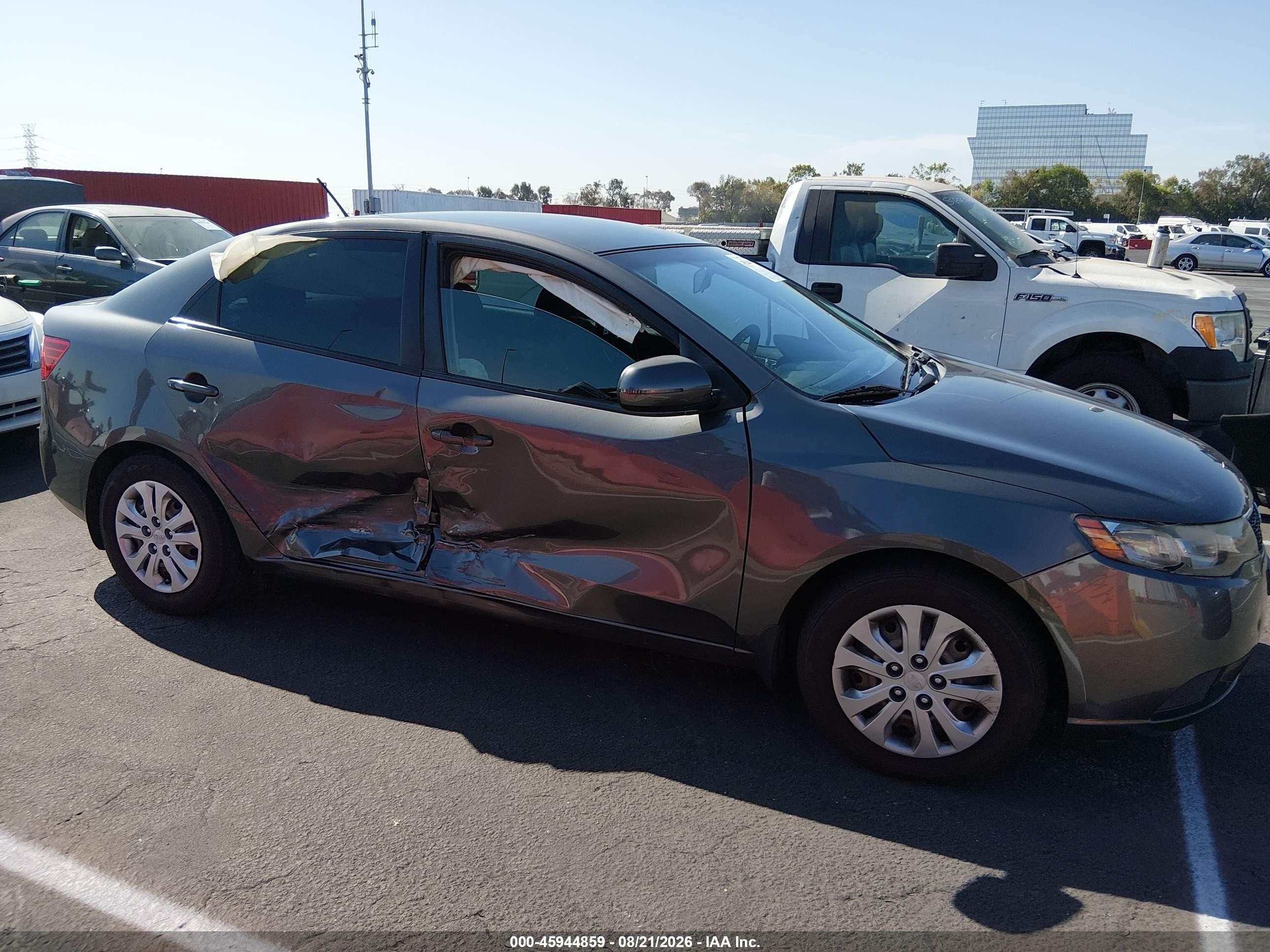 2013 Kia Forte Ex Серый vin: KNAFU4A20D5736772