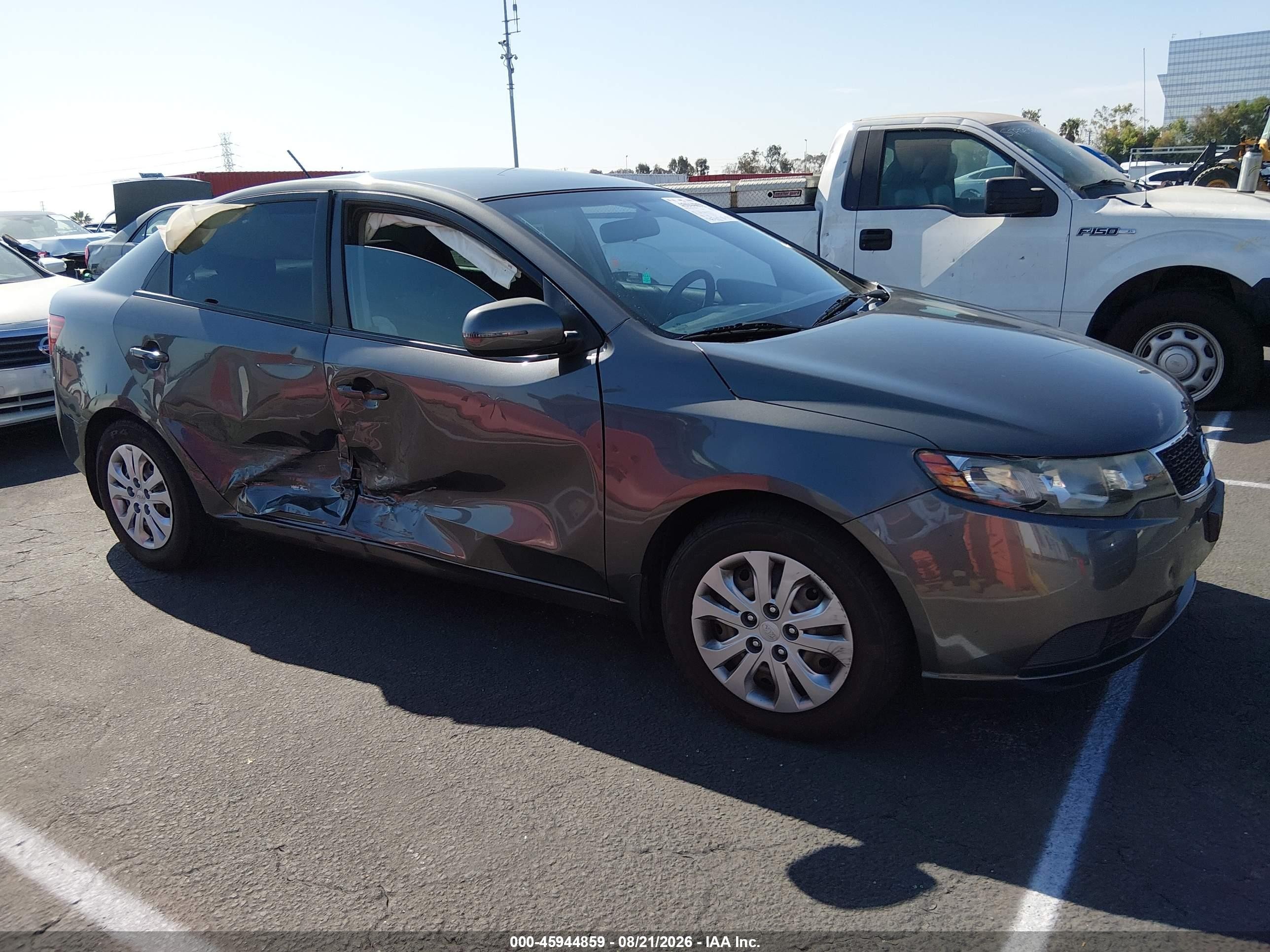 2013 Kia Forte Ex Серый vin: KNAFU4A20D5736772
