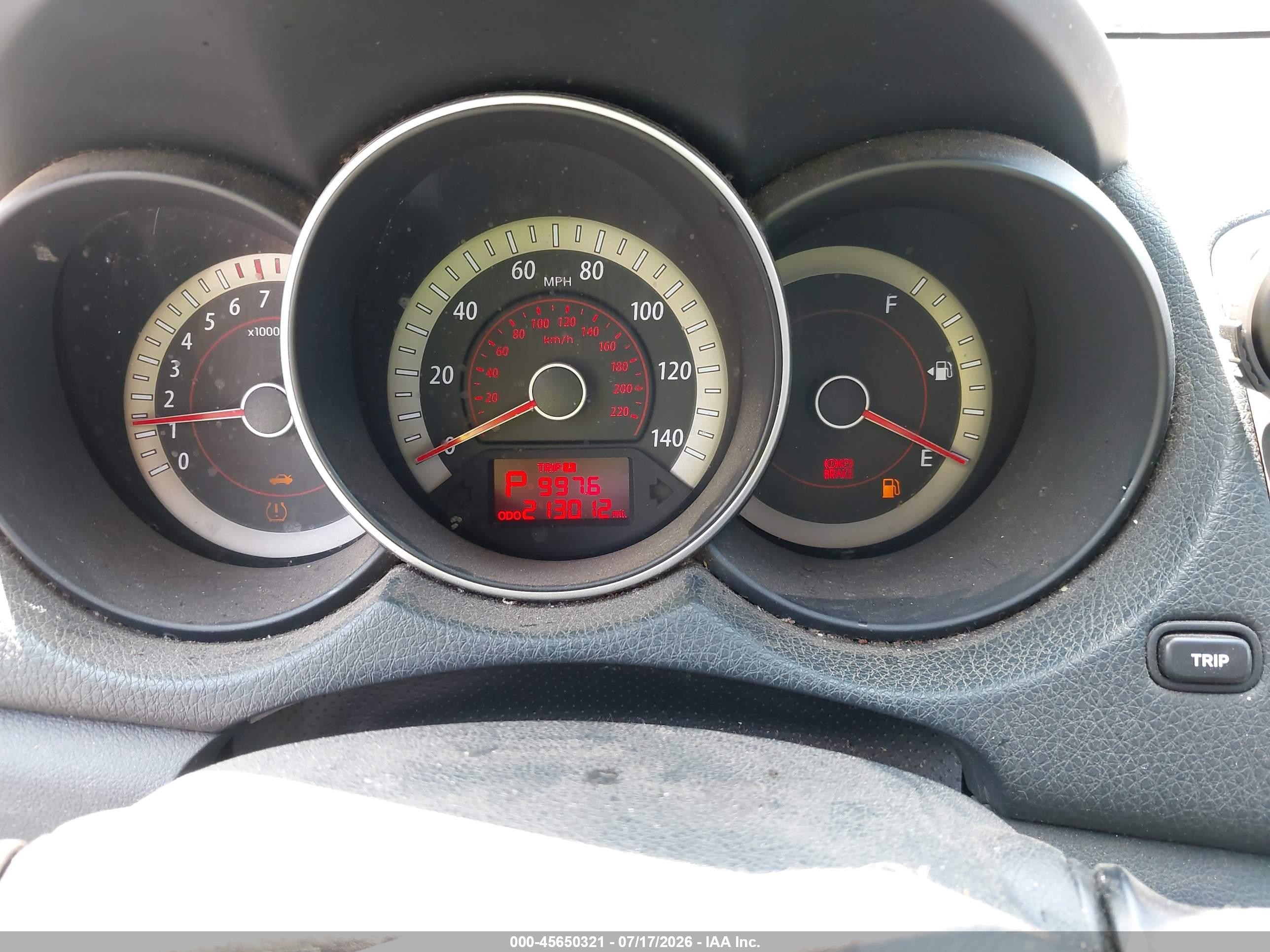 2010 Kia Forte Ex White vin: KNAFU4A21A5207410