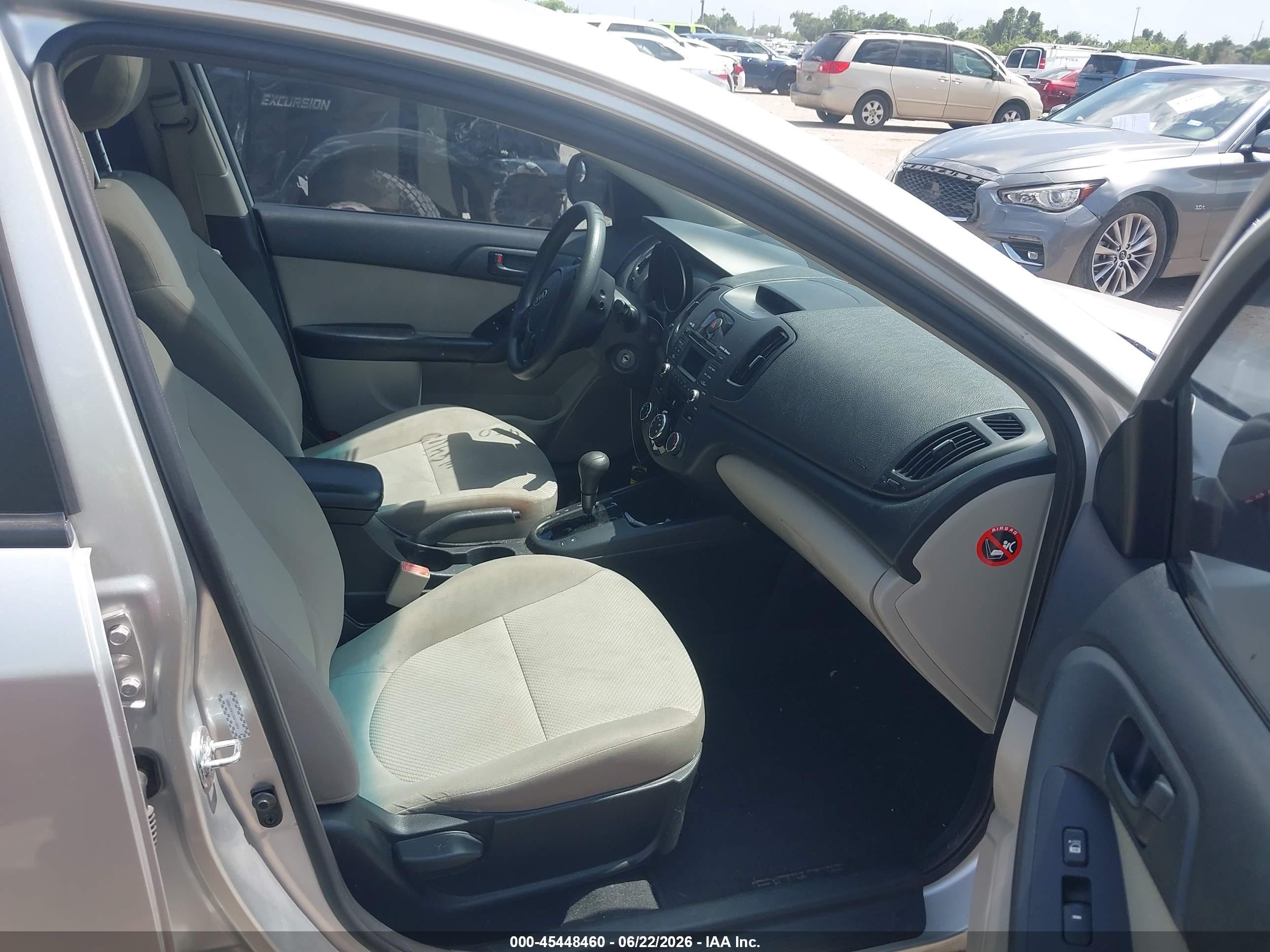 2010 Kia Forte Ex Silver vin: KNAFU4A21A5238091