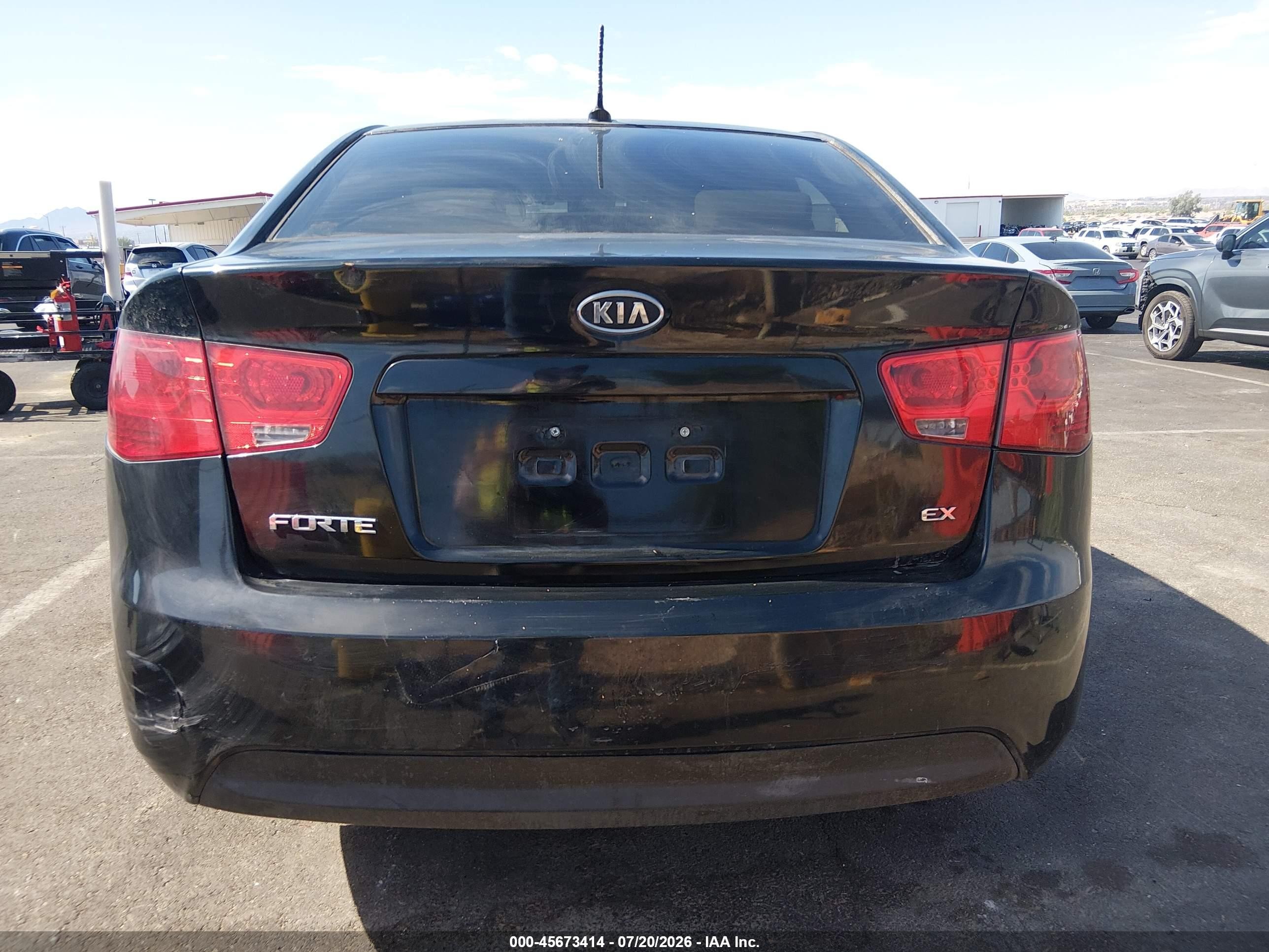 2010 Kia Forte Ex Black vin: KNAFU4A21A5298906