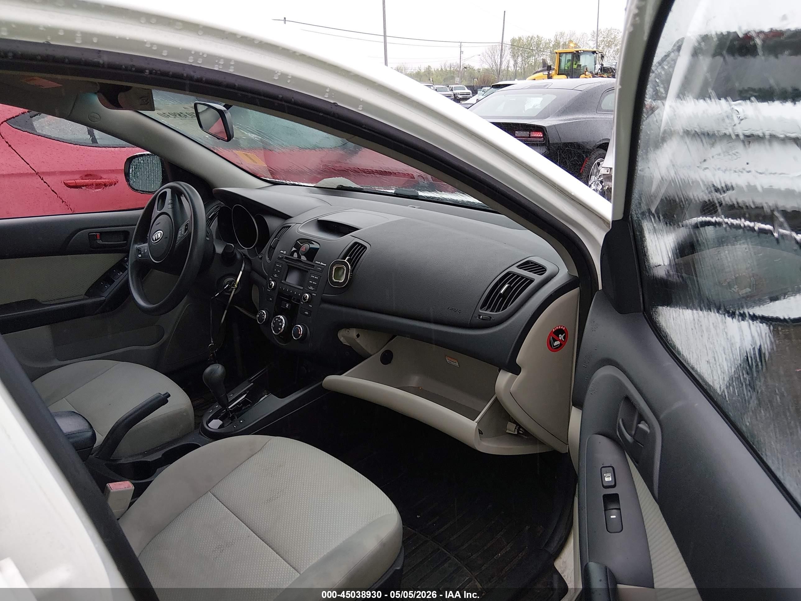 2010 Kia Forte Ex White vin: KNAFU4A21A5827593