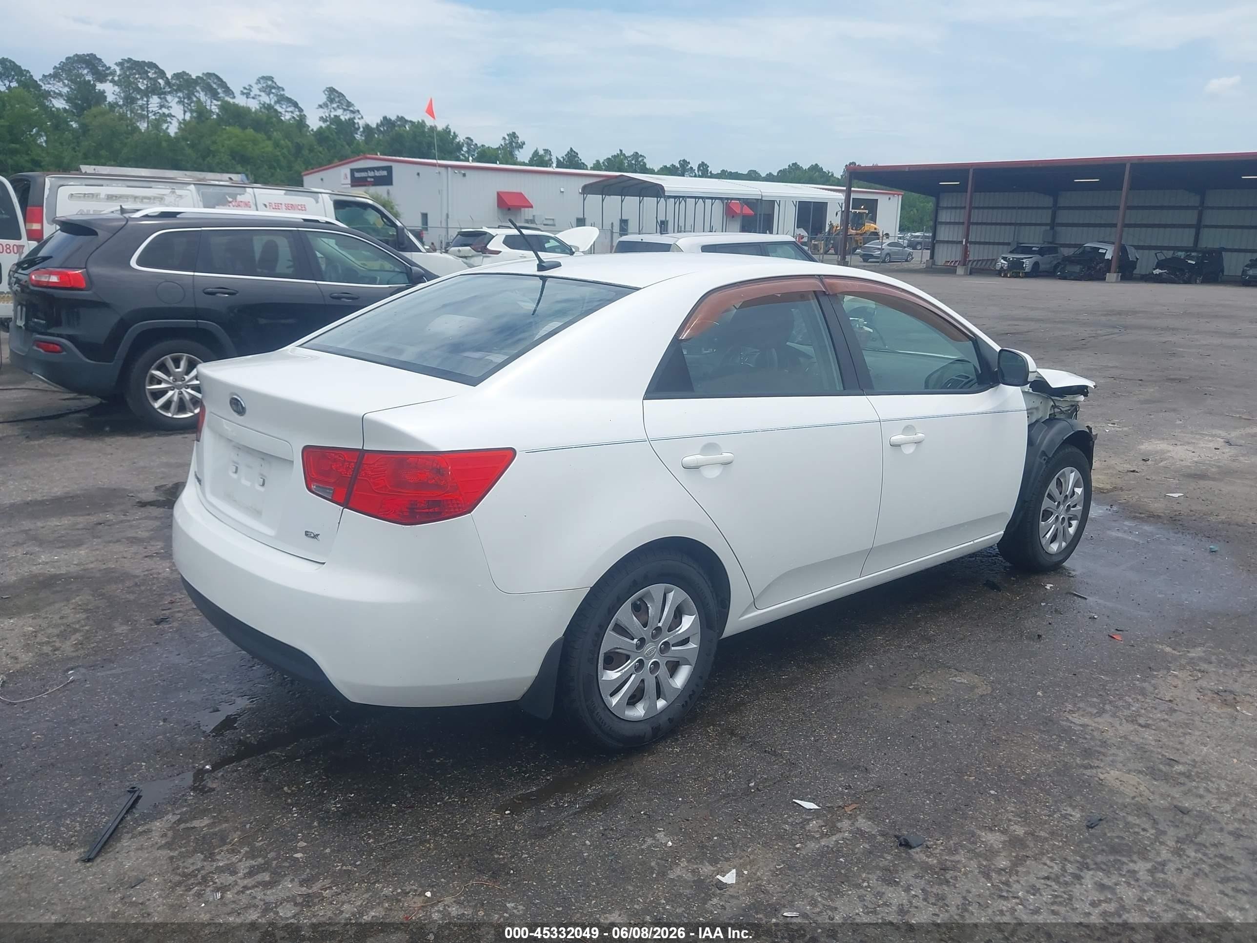 2011 Kia Forte Ex White vin: KNAFU4A21B5354750