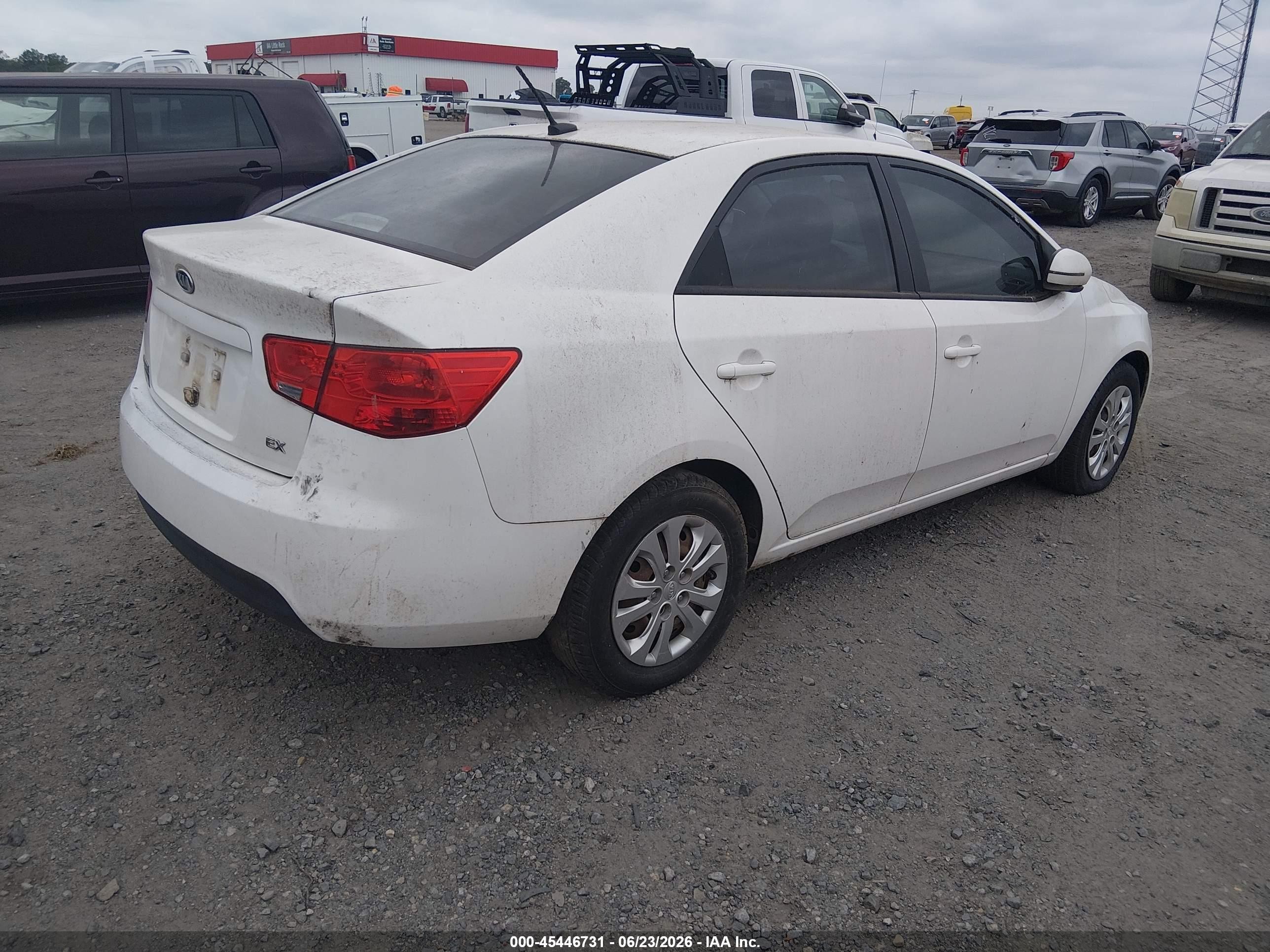 2011 Kia Forte Ex White vin: KNAFU4A21B5366820