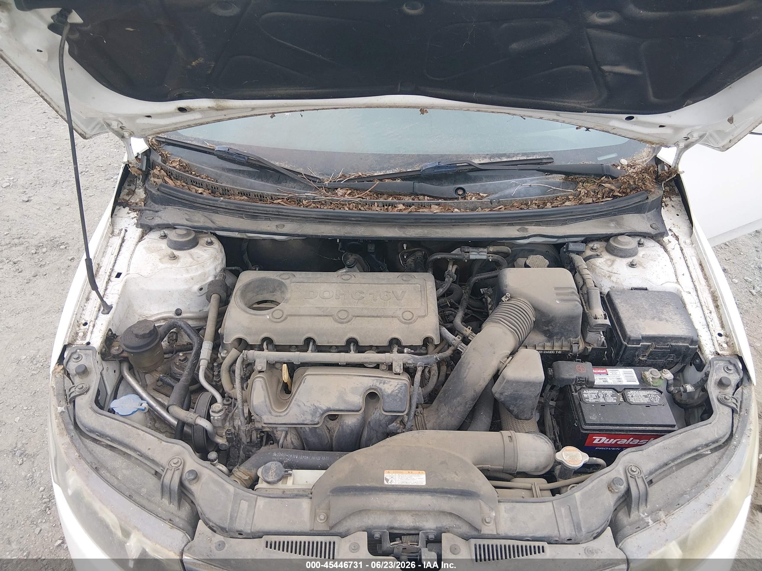 2011 Kia Forte Ex White vin: KNAFU4A21B5366820