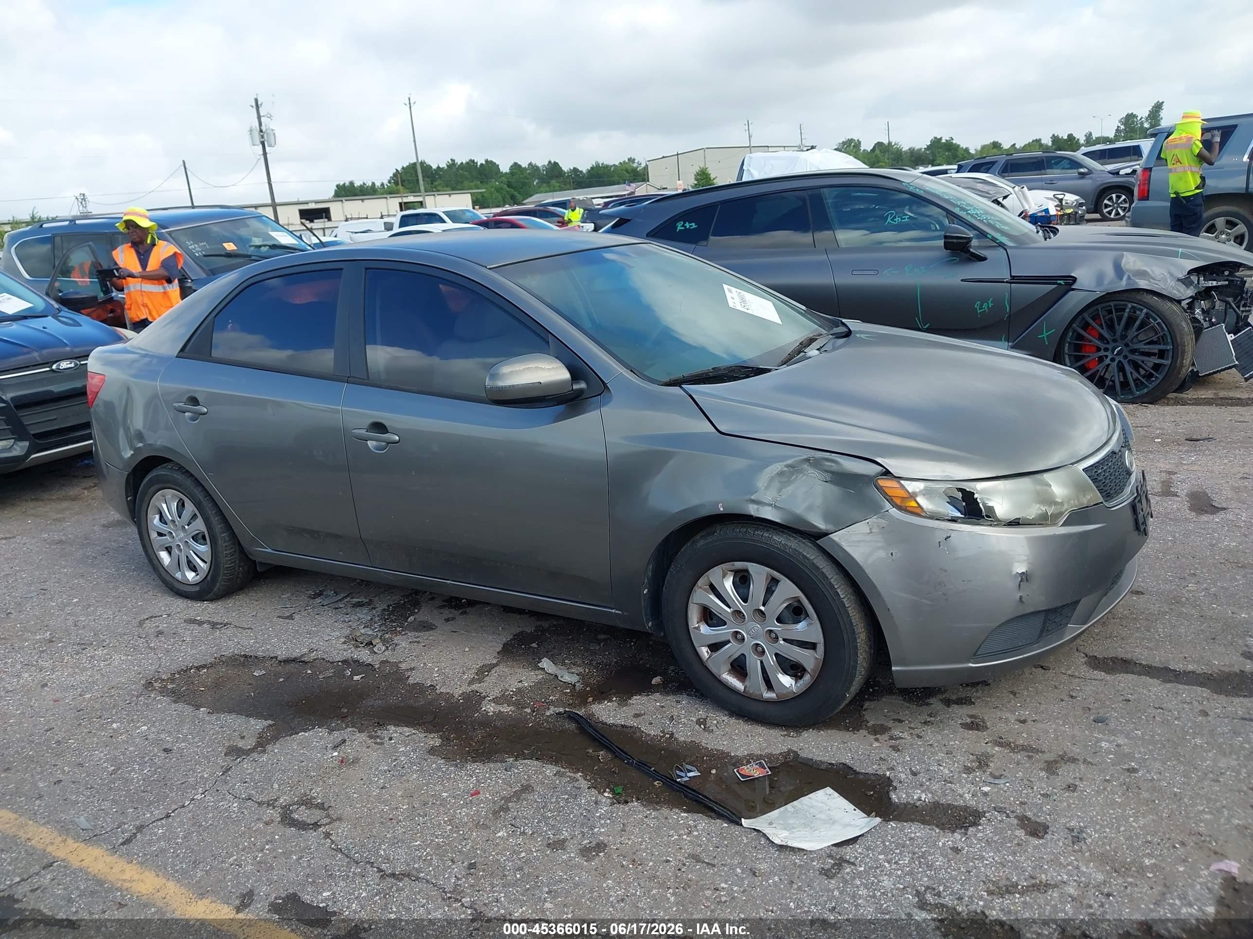 2011 Kia Forte Ex Gray vin: KNAFU4A21B5377008