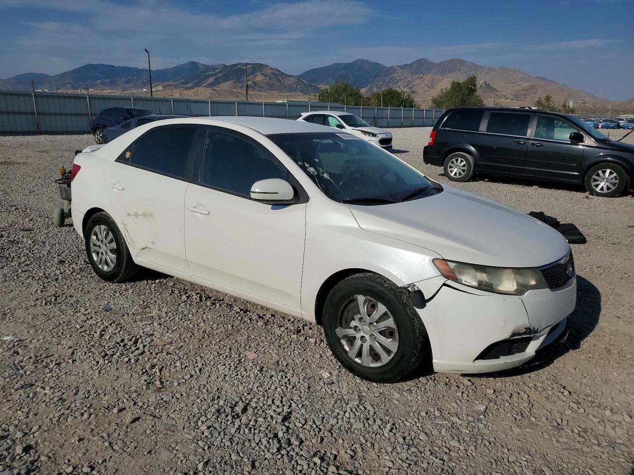 2011 Kia Forte Ex White vin: KNAFU4A21B5384671