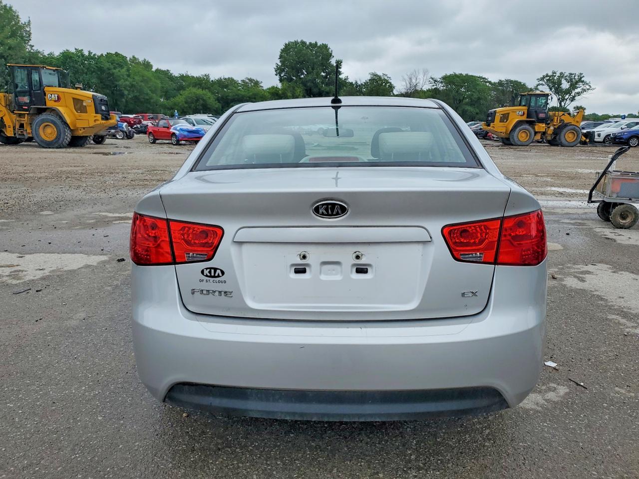 2011 Kia Forte Ex Silver vin: KNAFU4A21B5414154