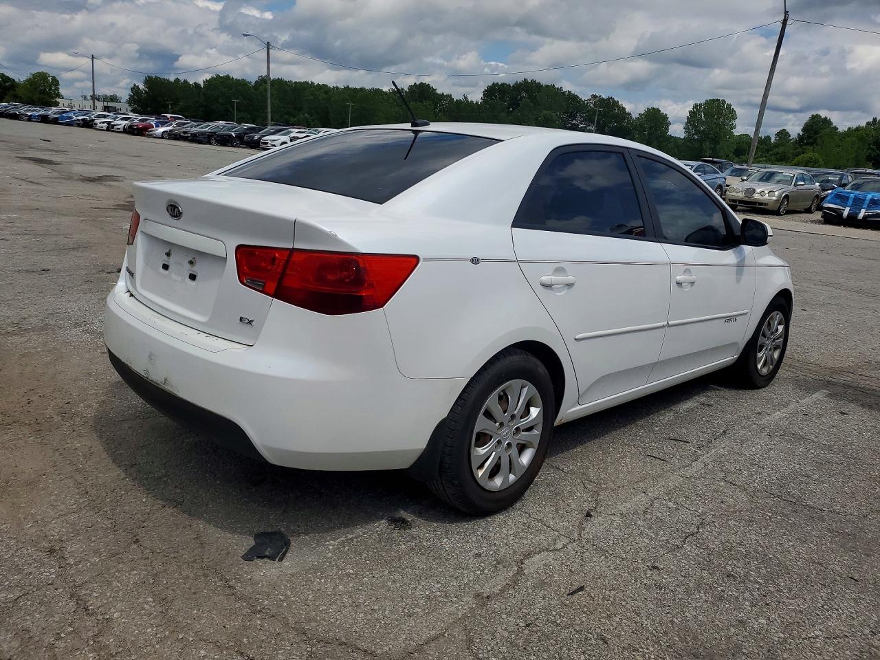 2012 Kia Forte Ex Белый vin: KNAFU4A21C5510089