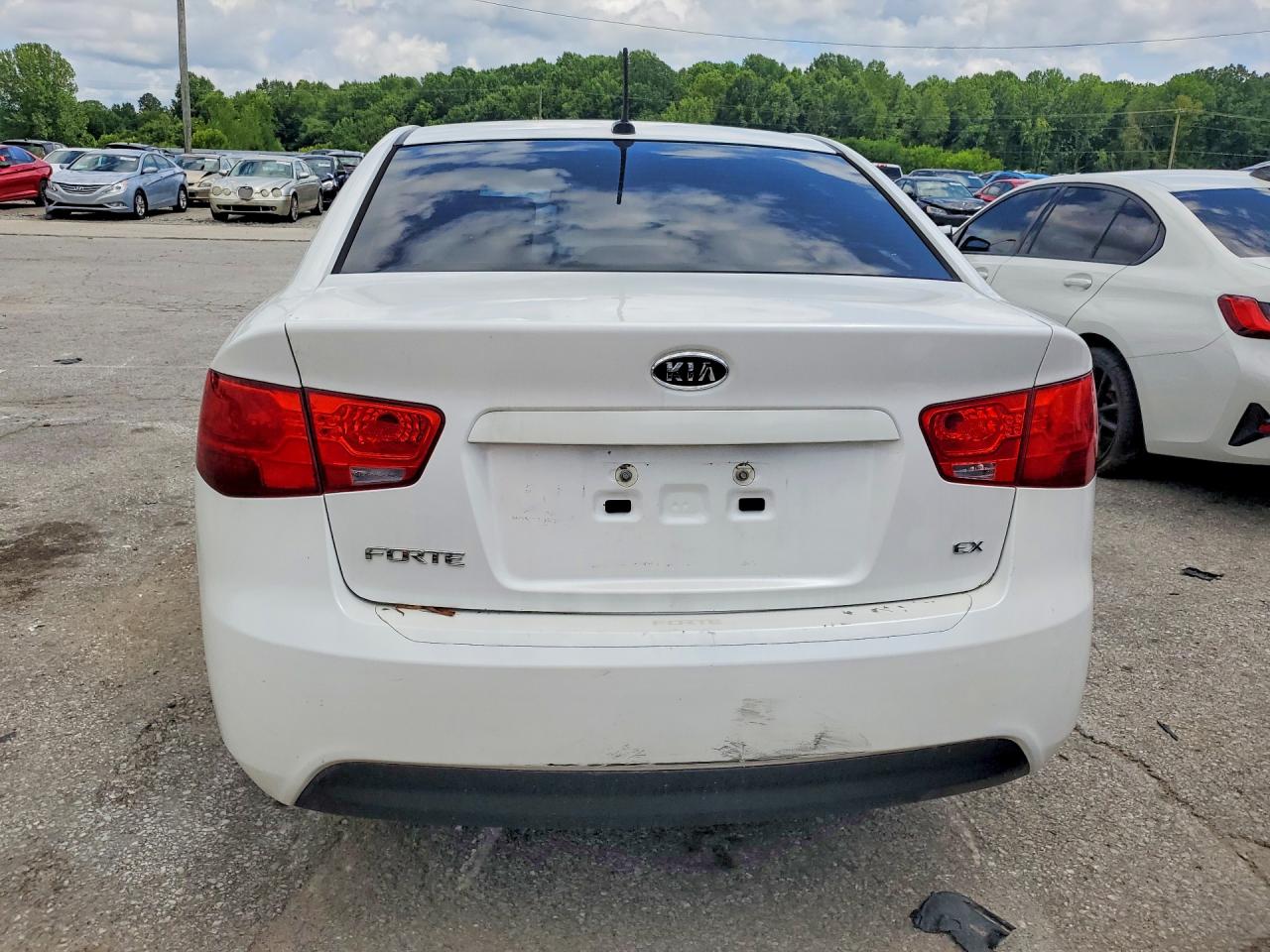 2012 Kia Forte Ex Белый vin: KNAFU4A21C5510089