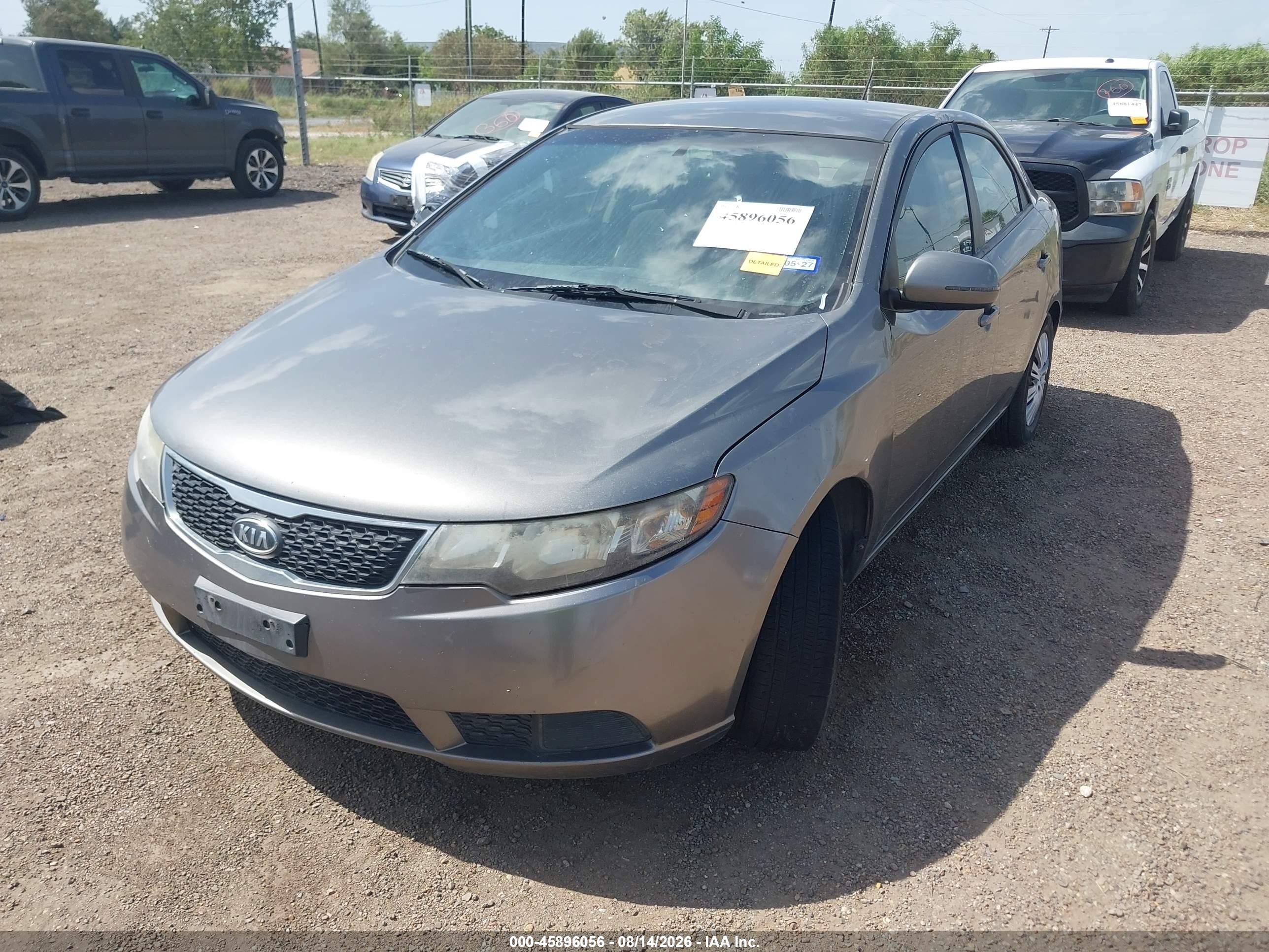 2012 Kia Forte Ex Gray vin: KNAFU4A21C5513641