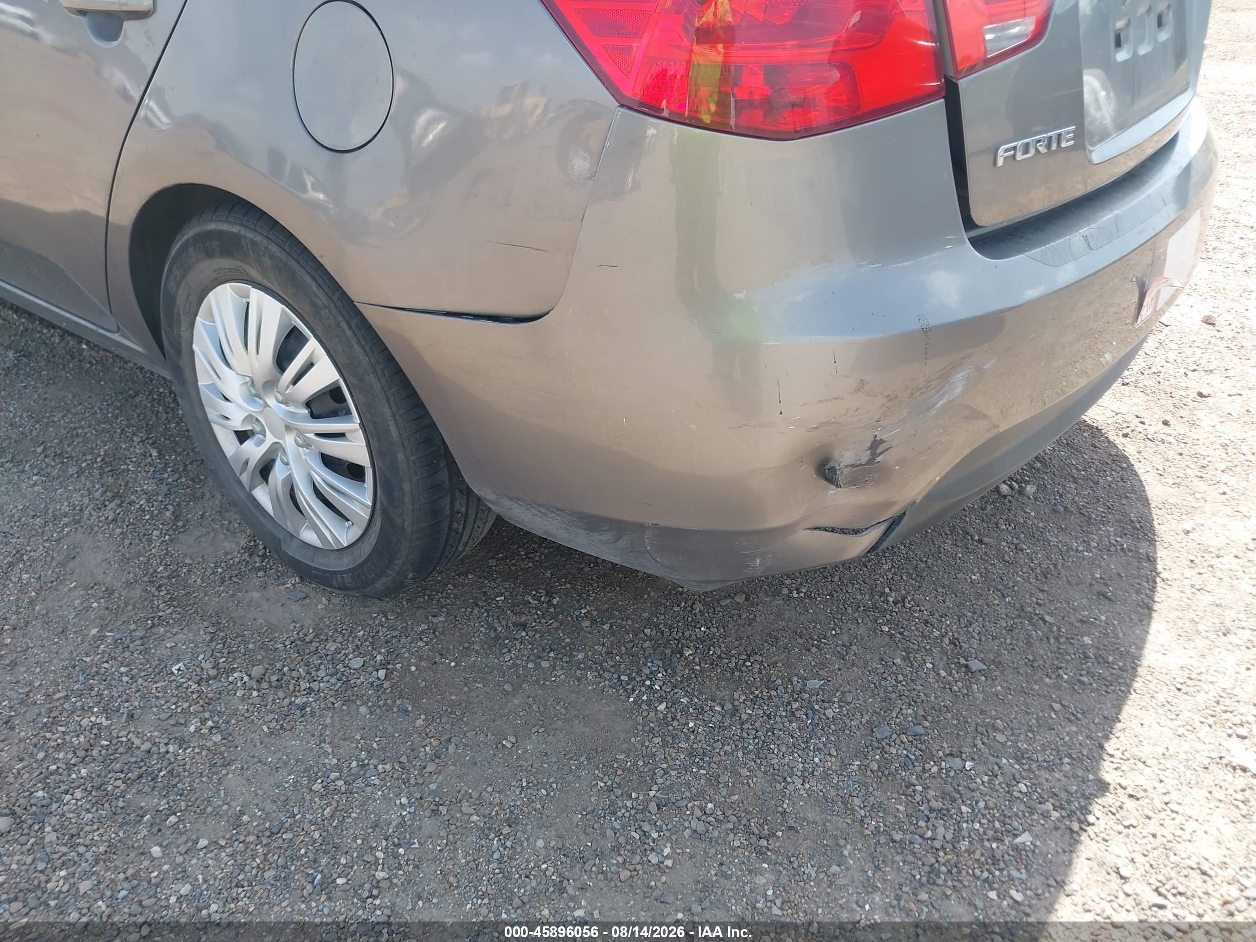 2012 Kia Forte Ex Gray vin: KNAFU4A21C5513641