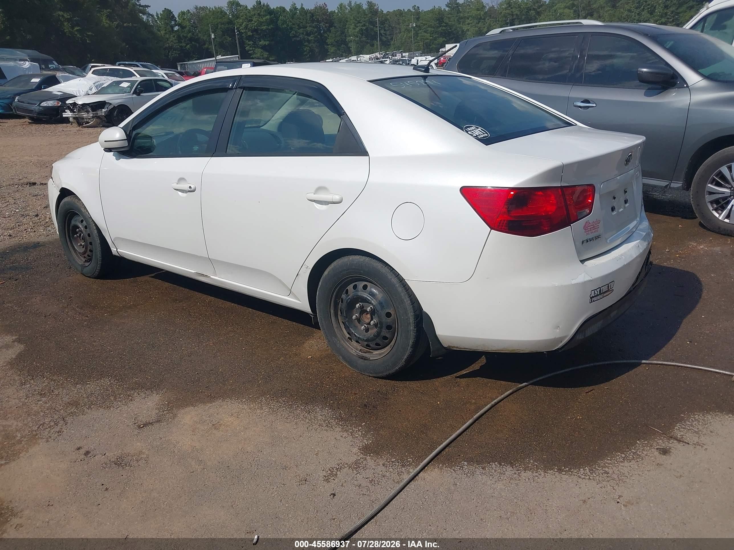 2012 Kia Forte Ex White vin: KNAFU4A21C5545294