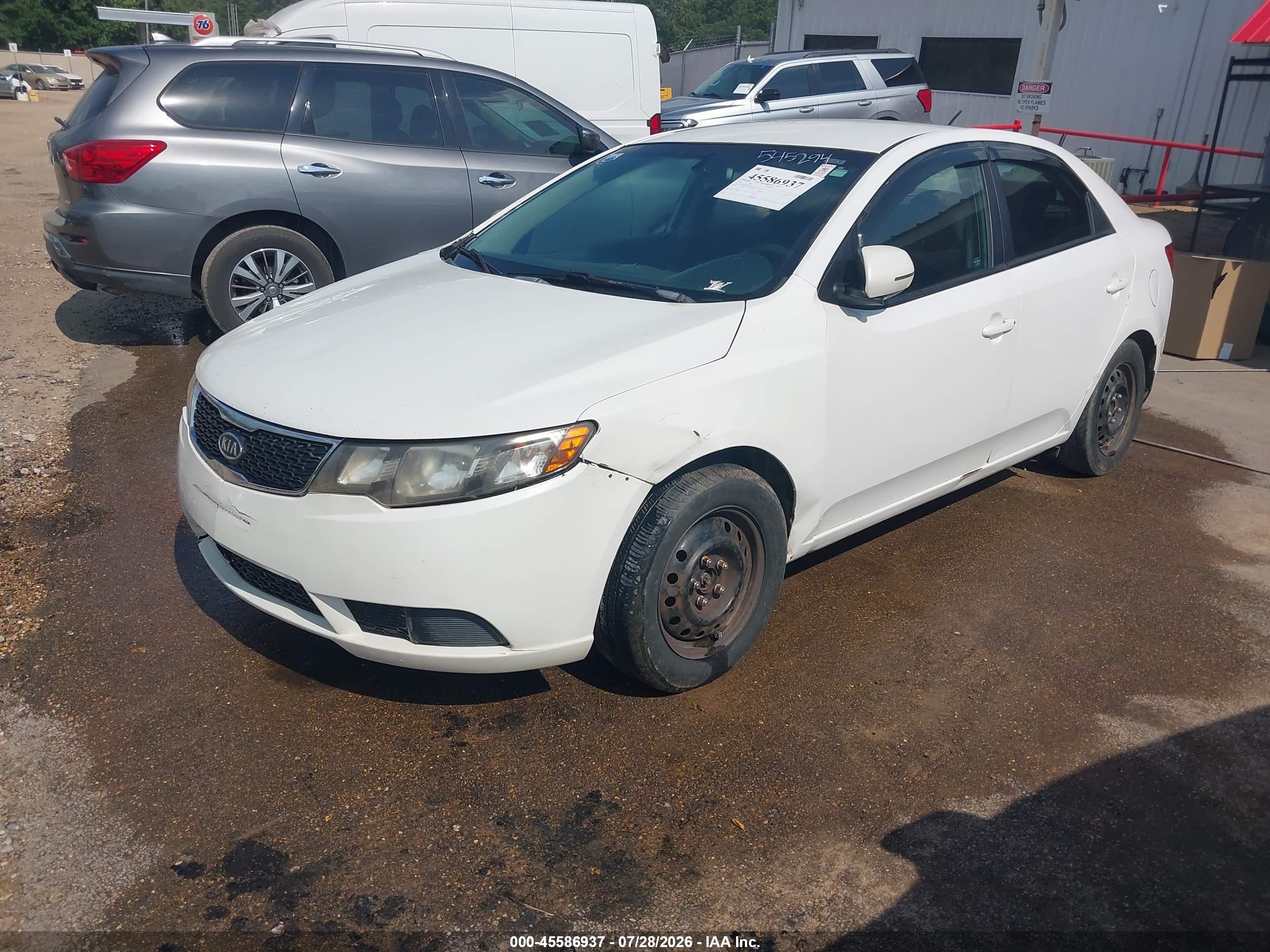 2012 Kia Forte Ex White vin: KNAFU4A21C5545294