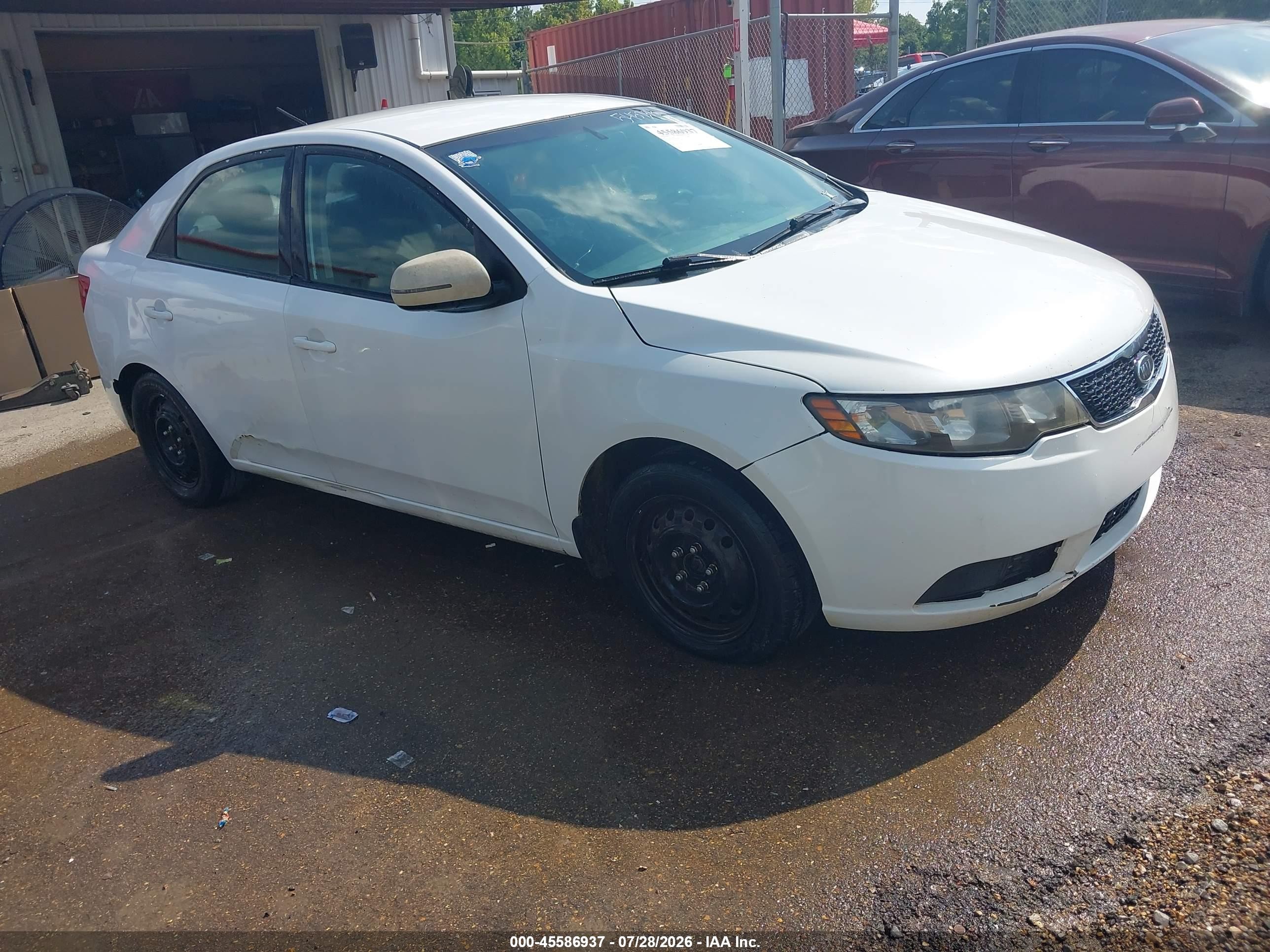 2012 Kia Forte Ex White vin: KNAFU4A21C5545294