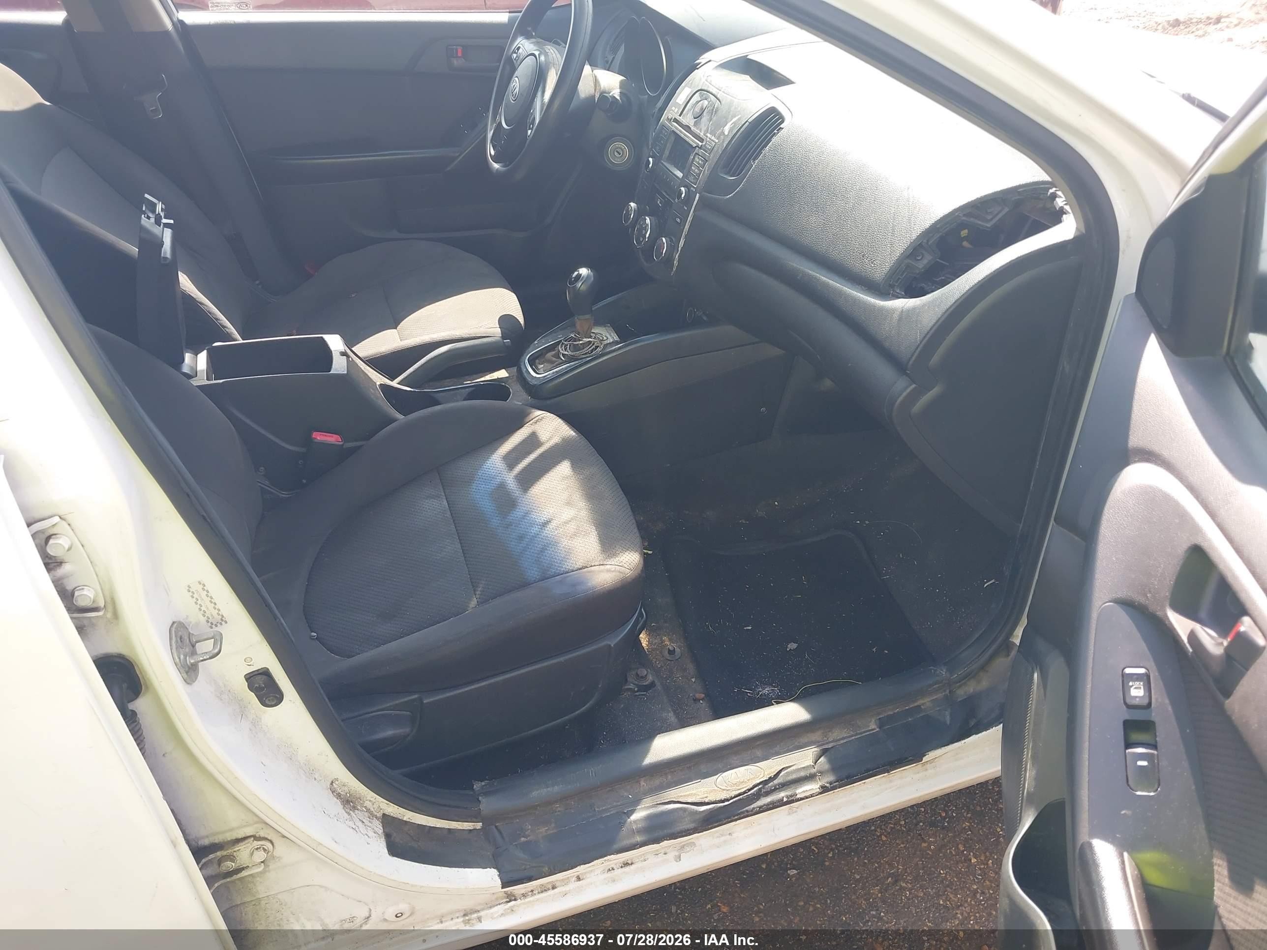 2012 Kia Forte Ex White vin: KNAFU4A21C5545294