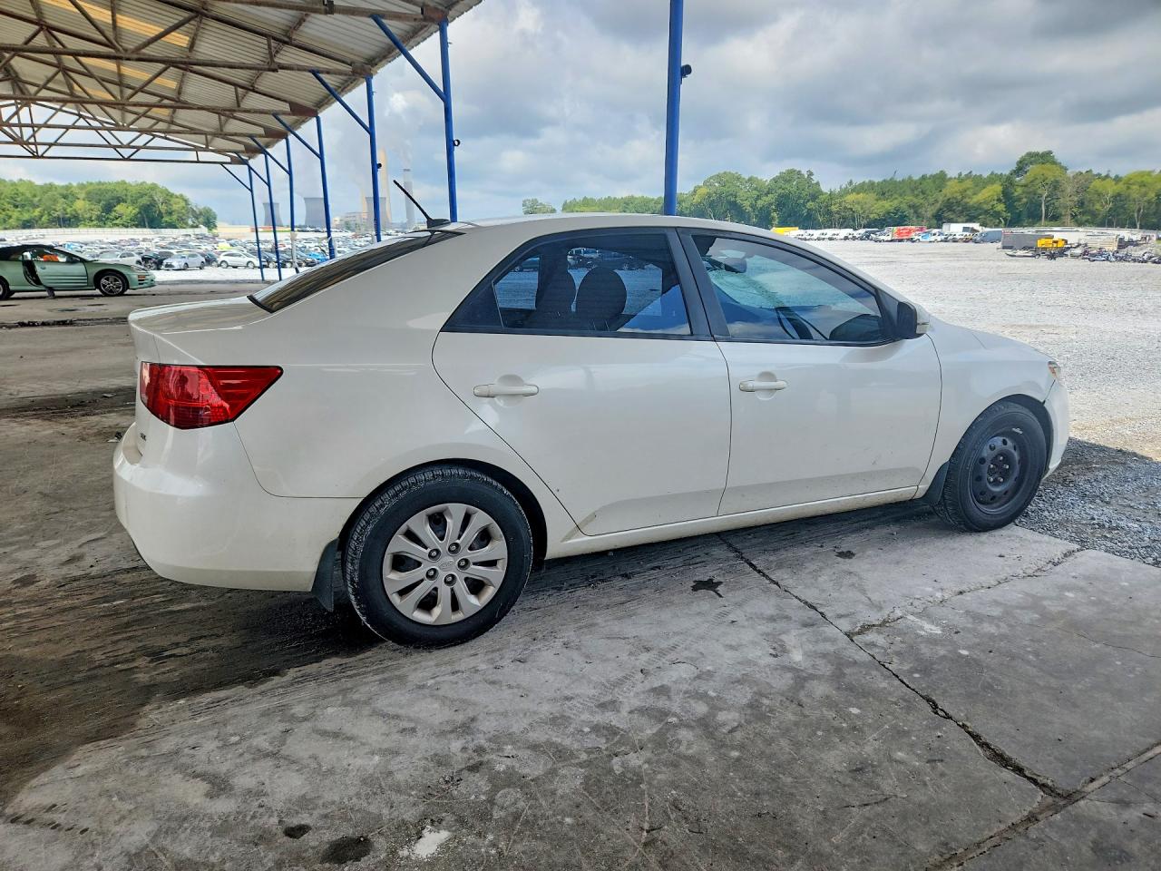 2012 Kia Forte Ex White vin: KNAFU4A21C5559101
