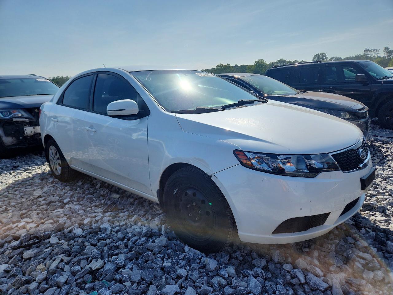 2012 Kia Forte Ex White vin: KNAFU4A21C5559101