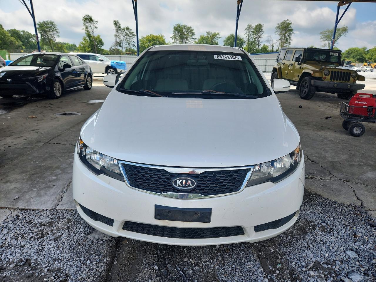 2012 Kia Forte Ex White vin: KNAFU4A21C5559101