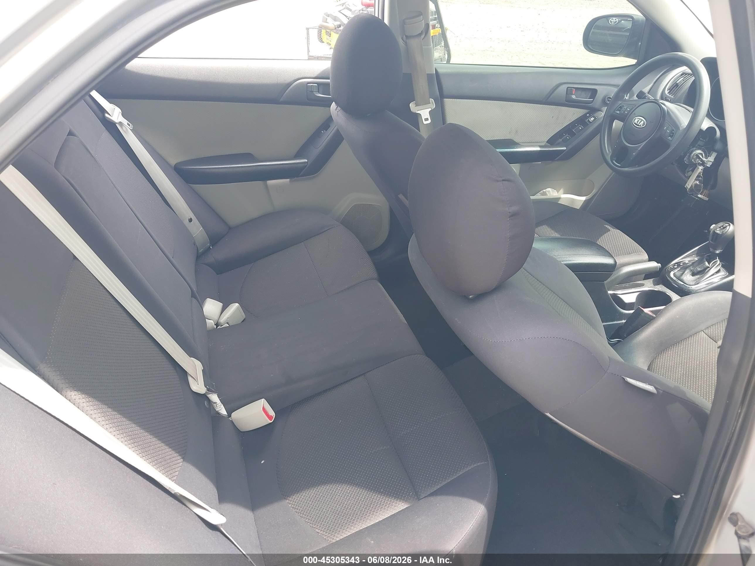 2012 Kia Forte Ex Silver vin: KNAFU4A21C5565450