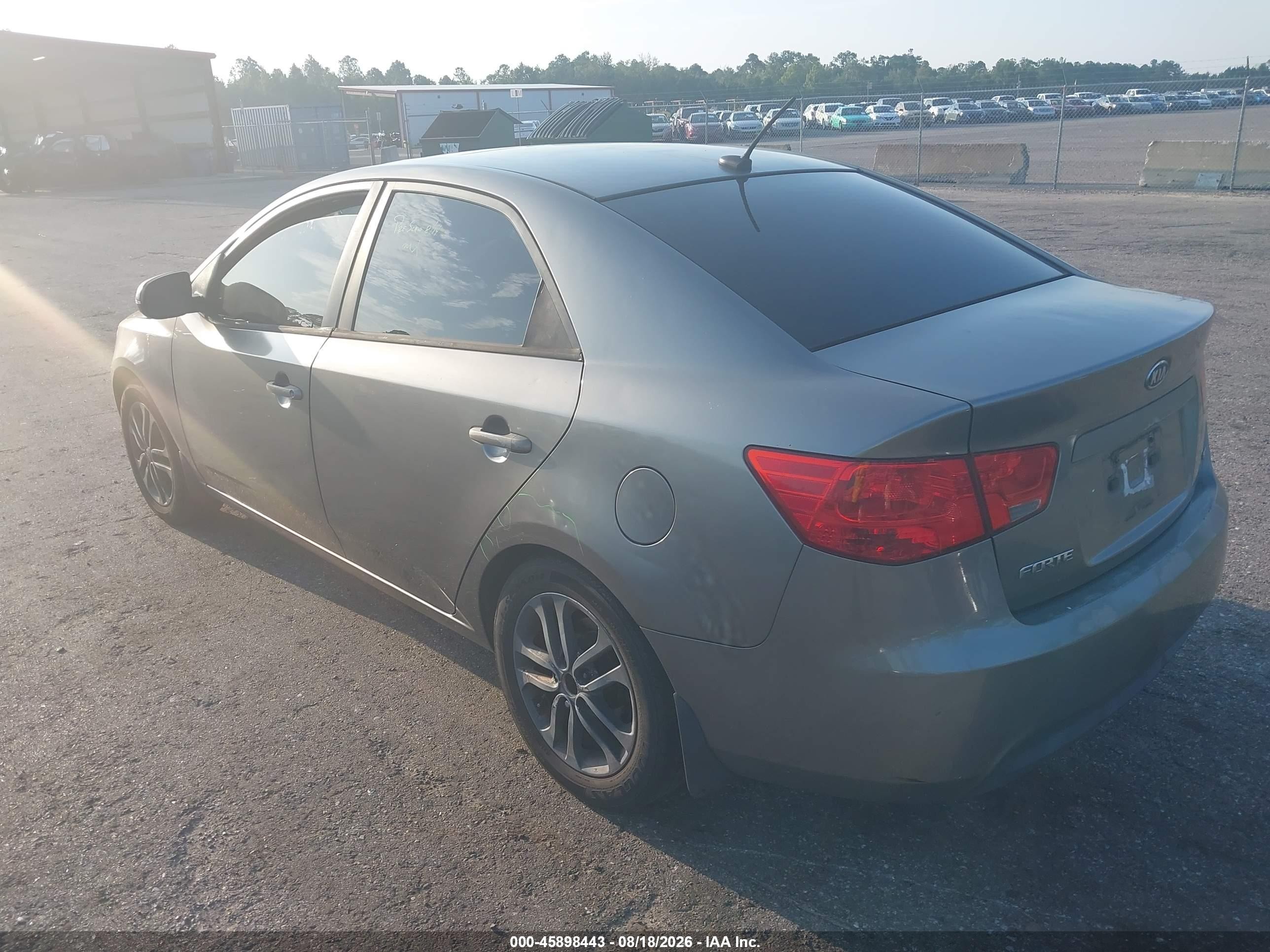2012 Kia Forte Ex Gray vin: KNAFU4A21C5566419