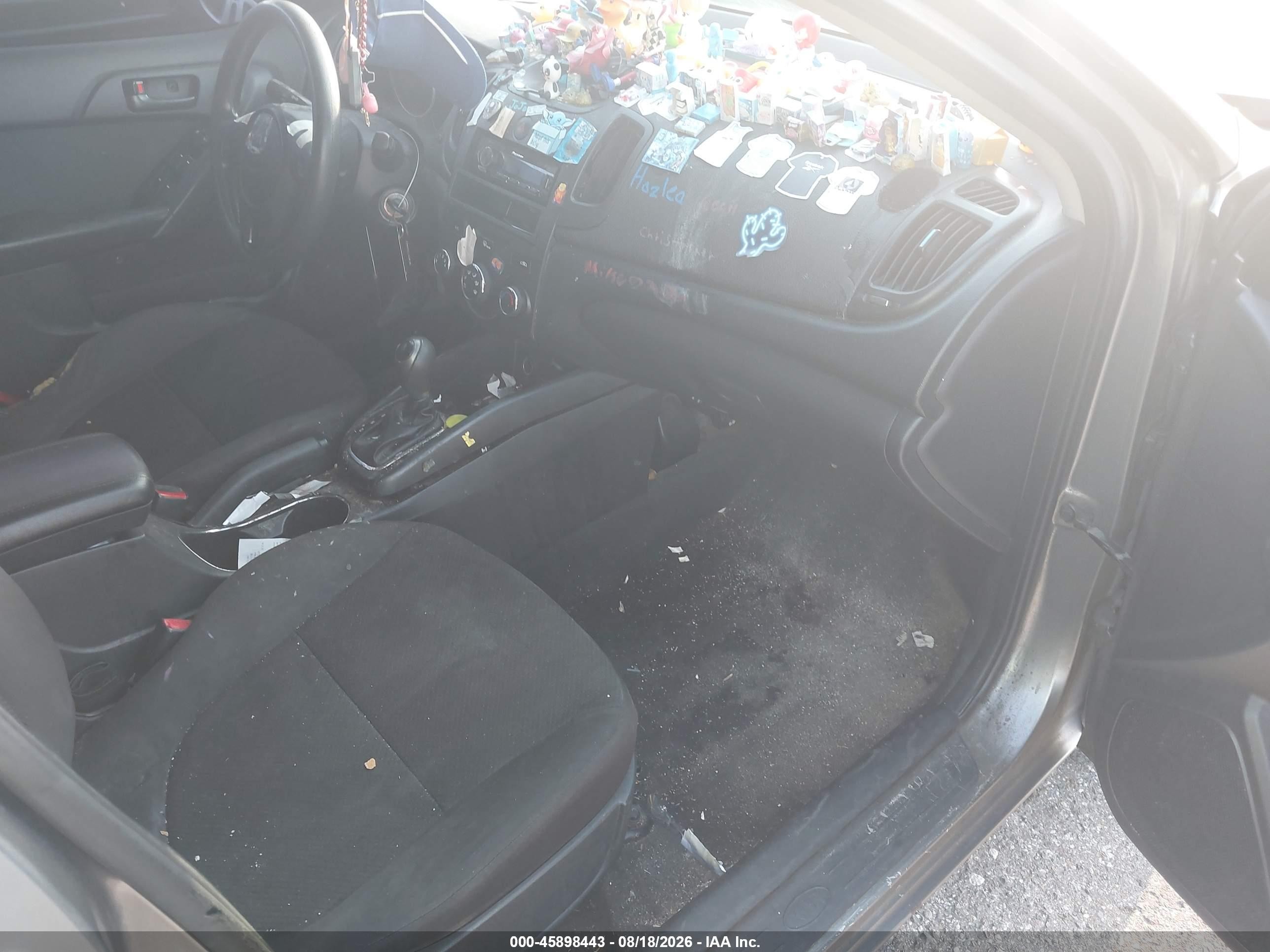 2012 Kia Forte Ex Gray vin: KNAFU4A21C5566419