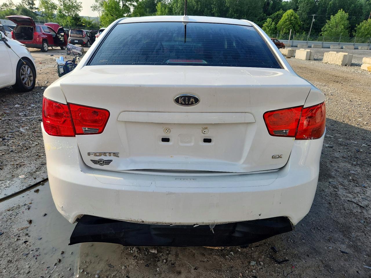 2012 Kia Forte Ex White vin: KNAFU4A21C5575220