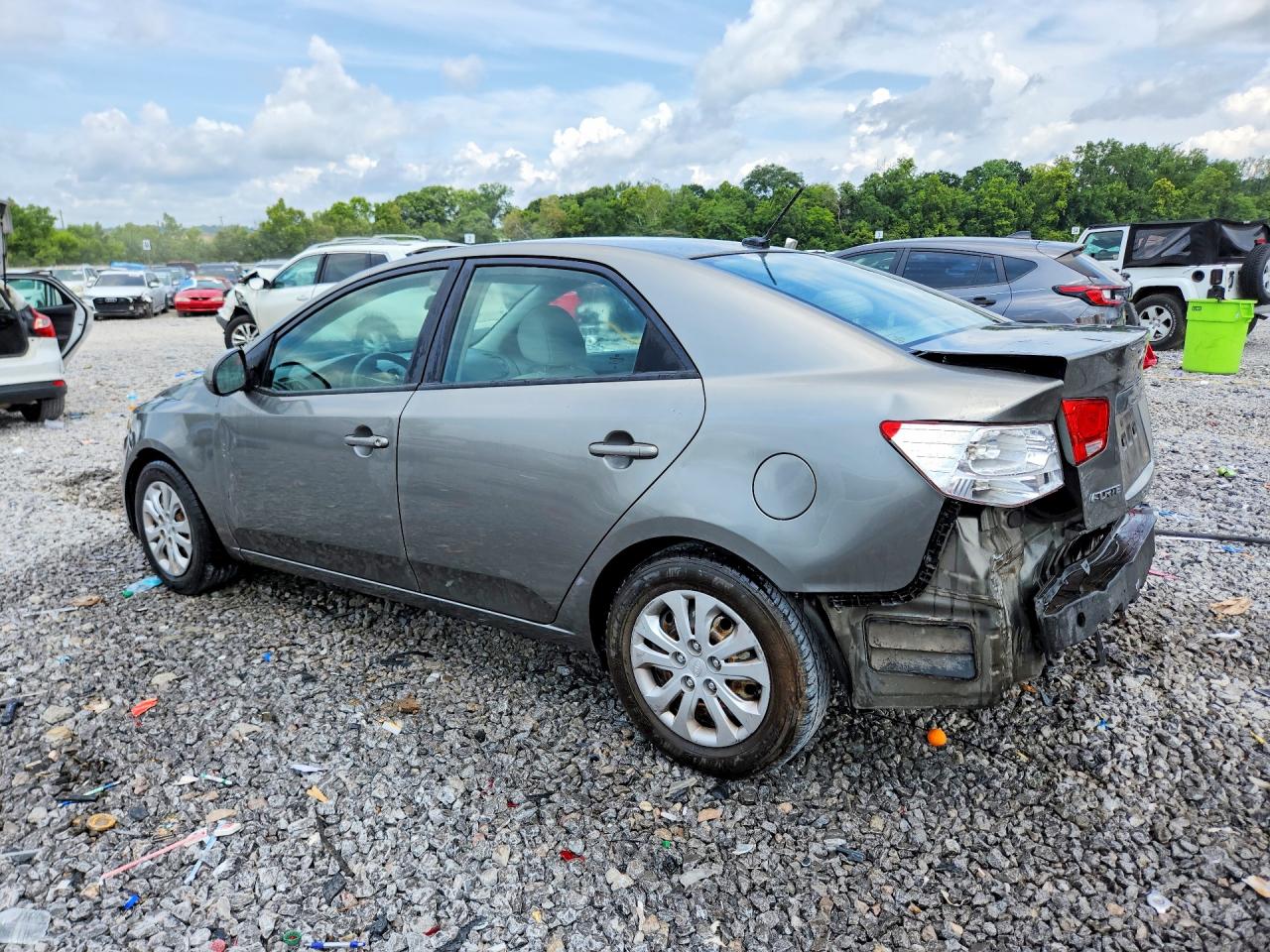 2012 Kia Forte Ex Gray vin: KNAFU4A21C5594110