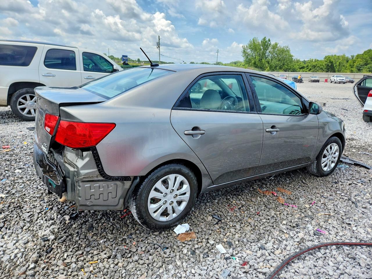 2012 Kia Forte Ex Gray vin: KNAFU4A21C5594110