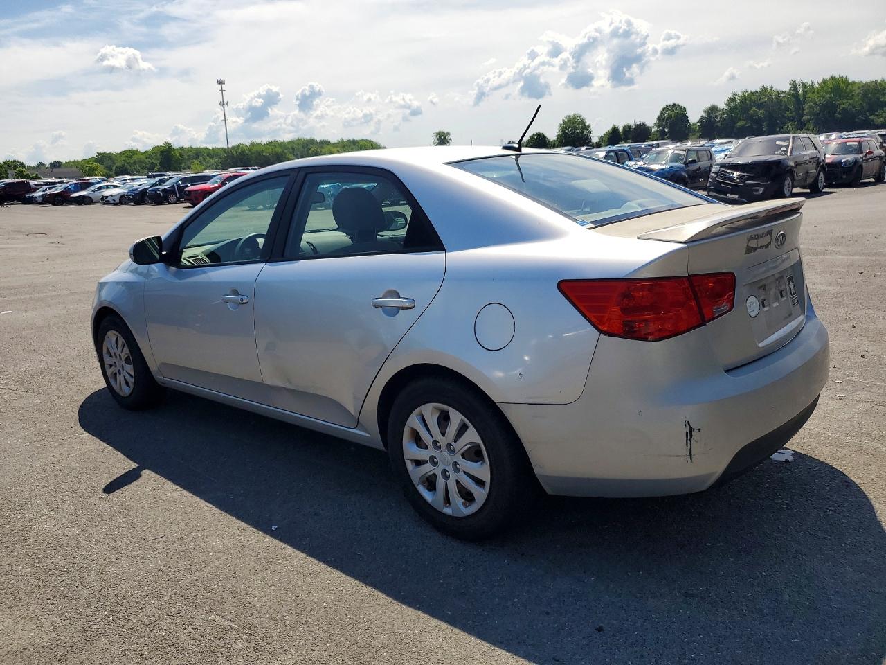 2012 Kia Forte Ex Silver vin: KNAFU4A21C5596309