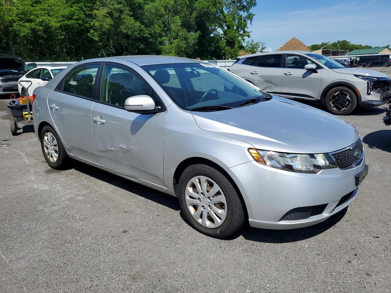 2012 Kia Forte Ex Silver vin: KNAFU4A21C5596309