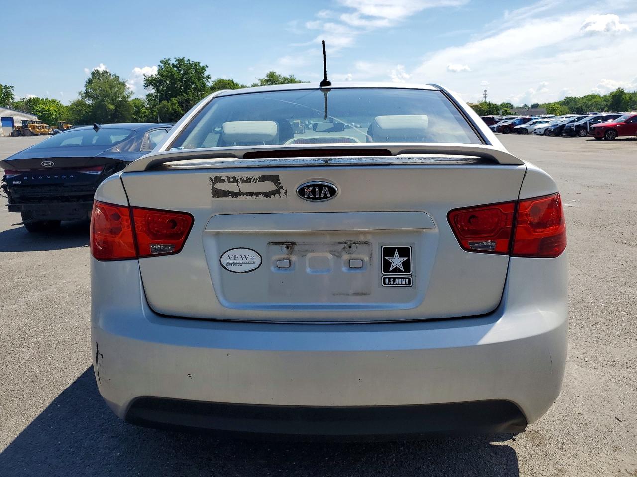 2012 Kia Forte Ex Silver vin: KNAFU4A21C5596309