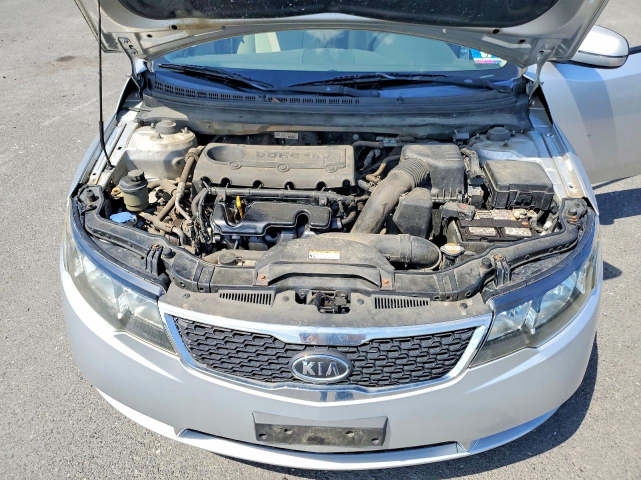 2012 Kia Forte Ex Silver vin: KNAFU4A21C5596309