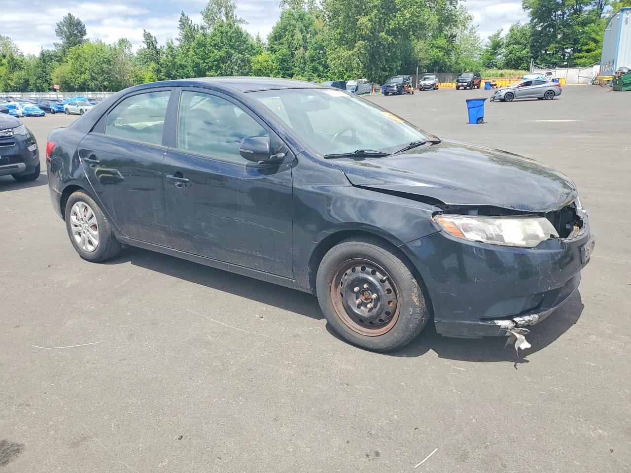 2013 Kia Forte Black vin: KNAFU4A21D5708169