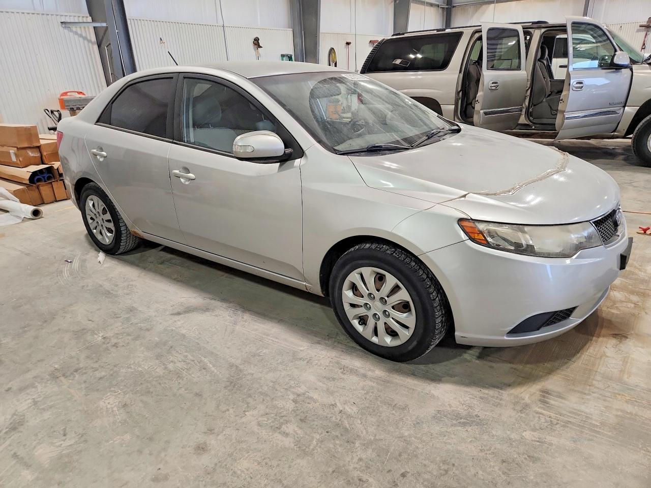 2010 Kia Forte Ex Gray vin: KNAFU4A22A5069005